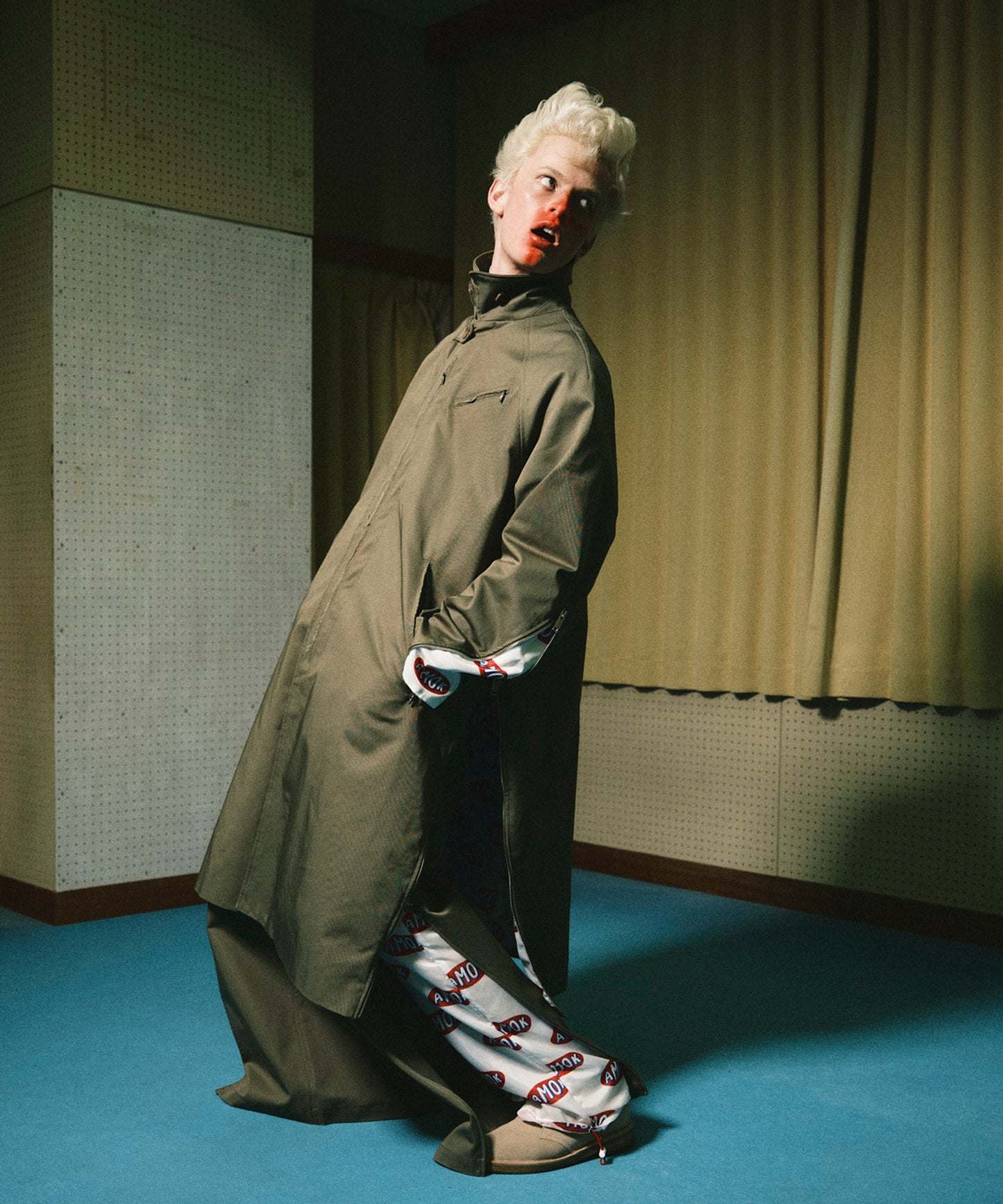 LOGO LINING DOCKING PANTS