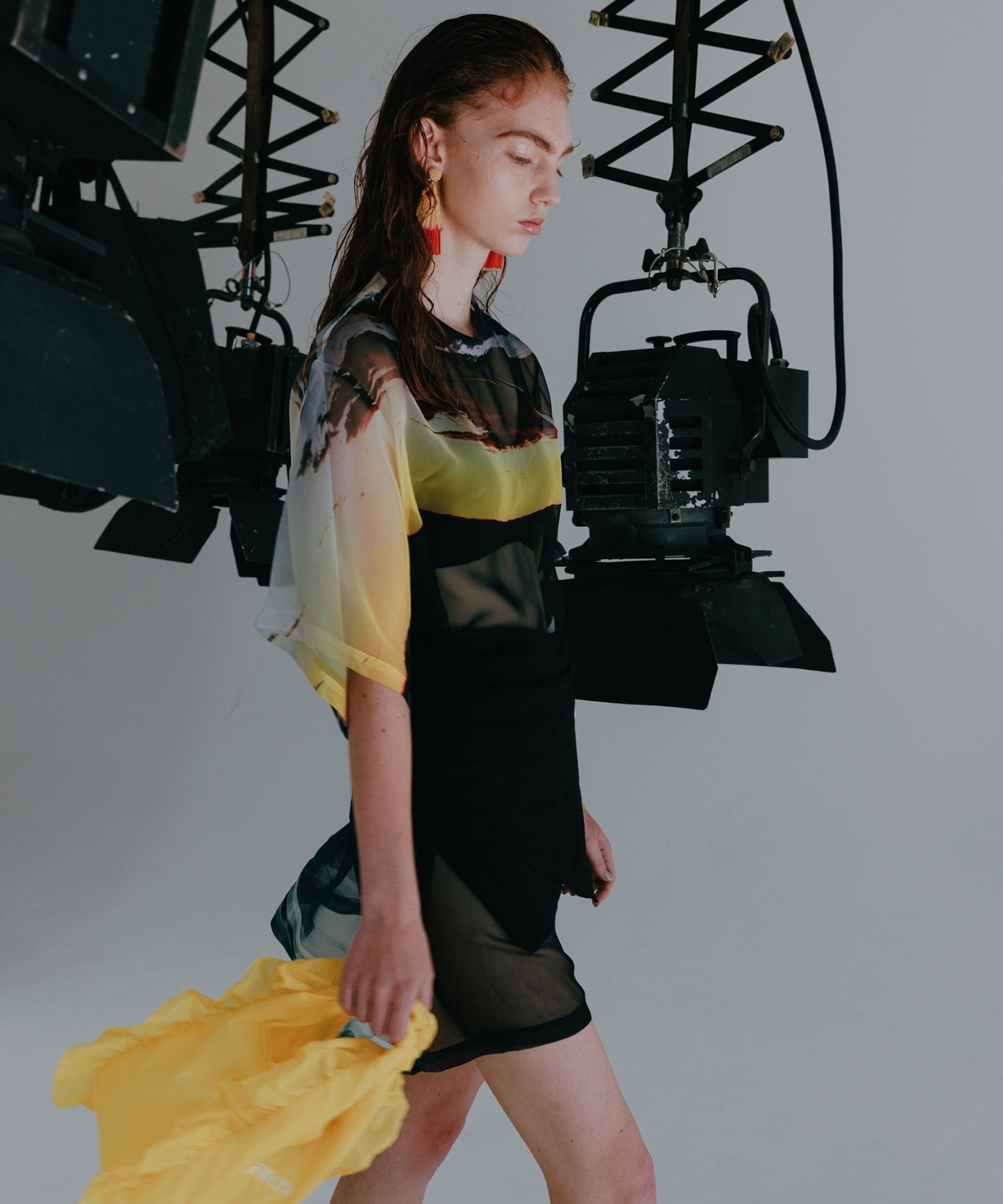 DIRECT PRINT SHEER T-SHIRT