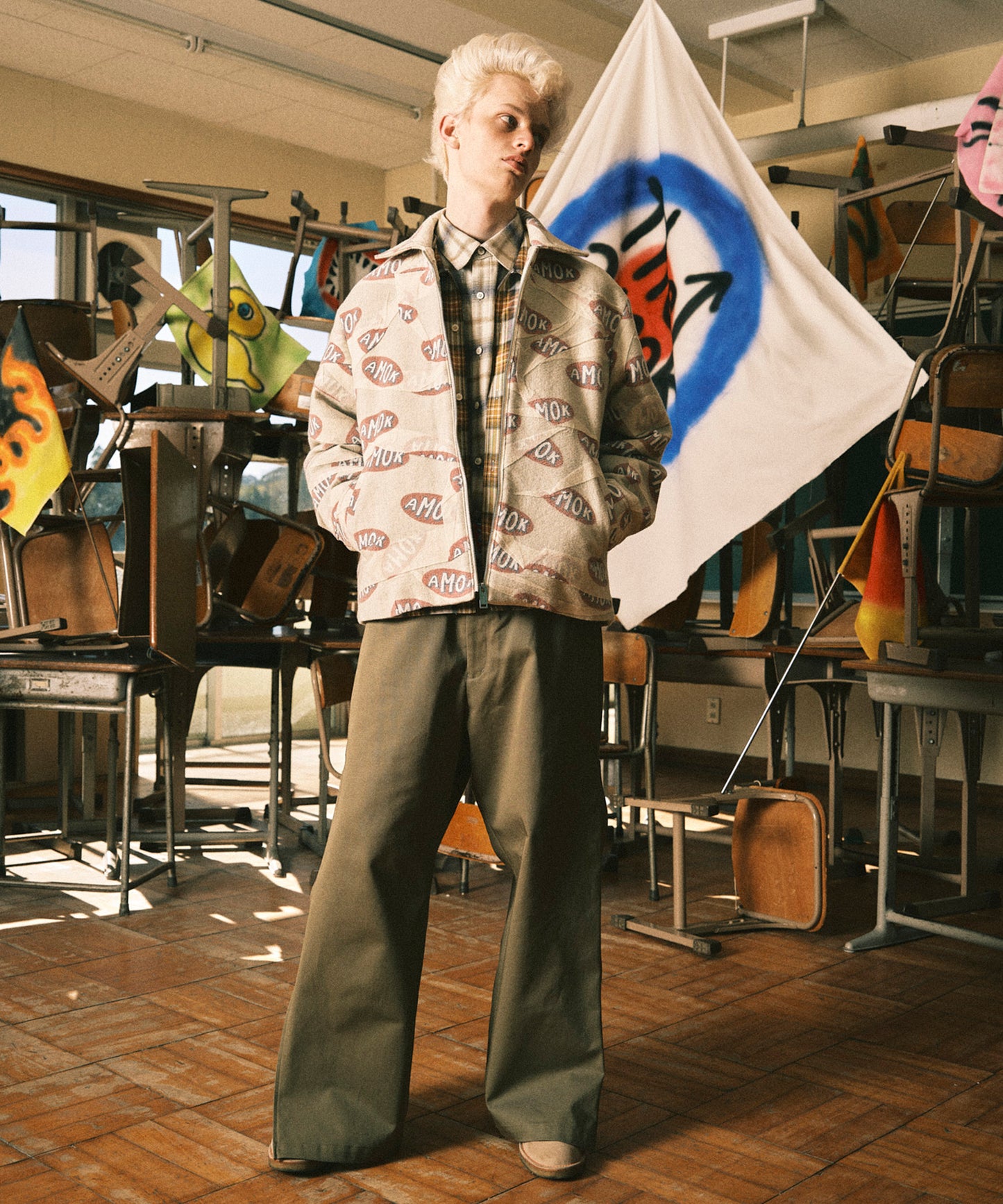 NEEDLE PUNCH BLOUSON
