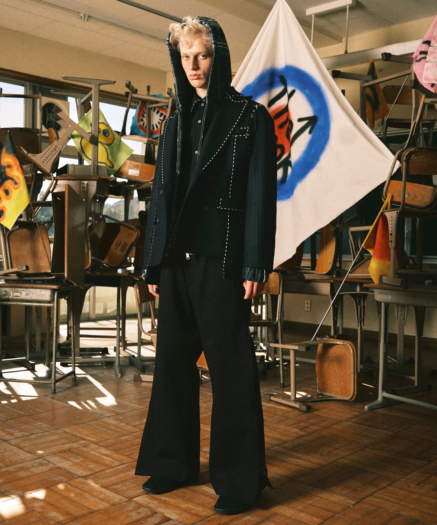 LOGO LINING DOCKING PANTS