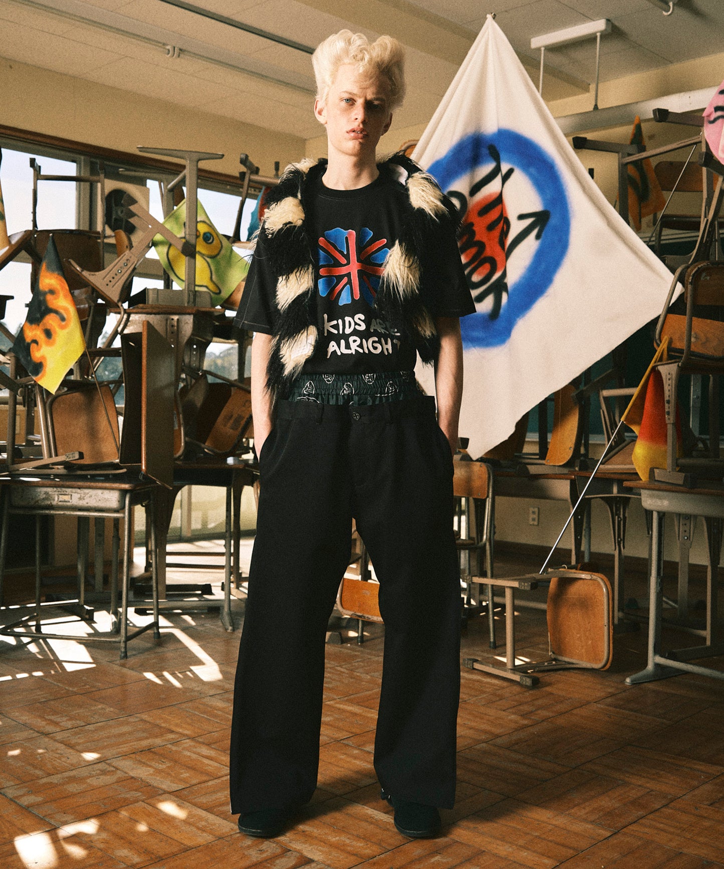 LOGO LINING DOCKING PANTS