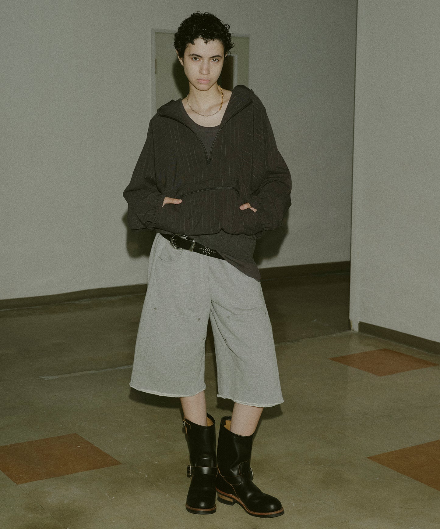 3/4 DOUBLE KNEE SWEAT PANTS