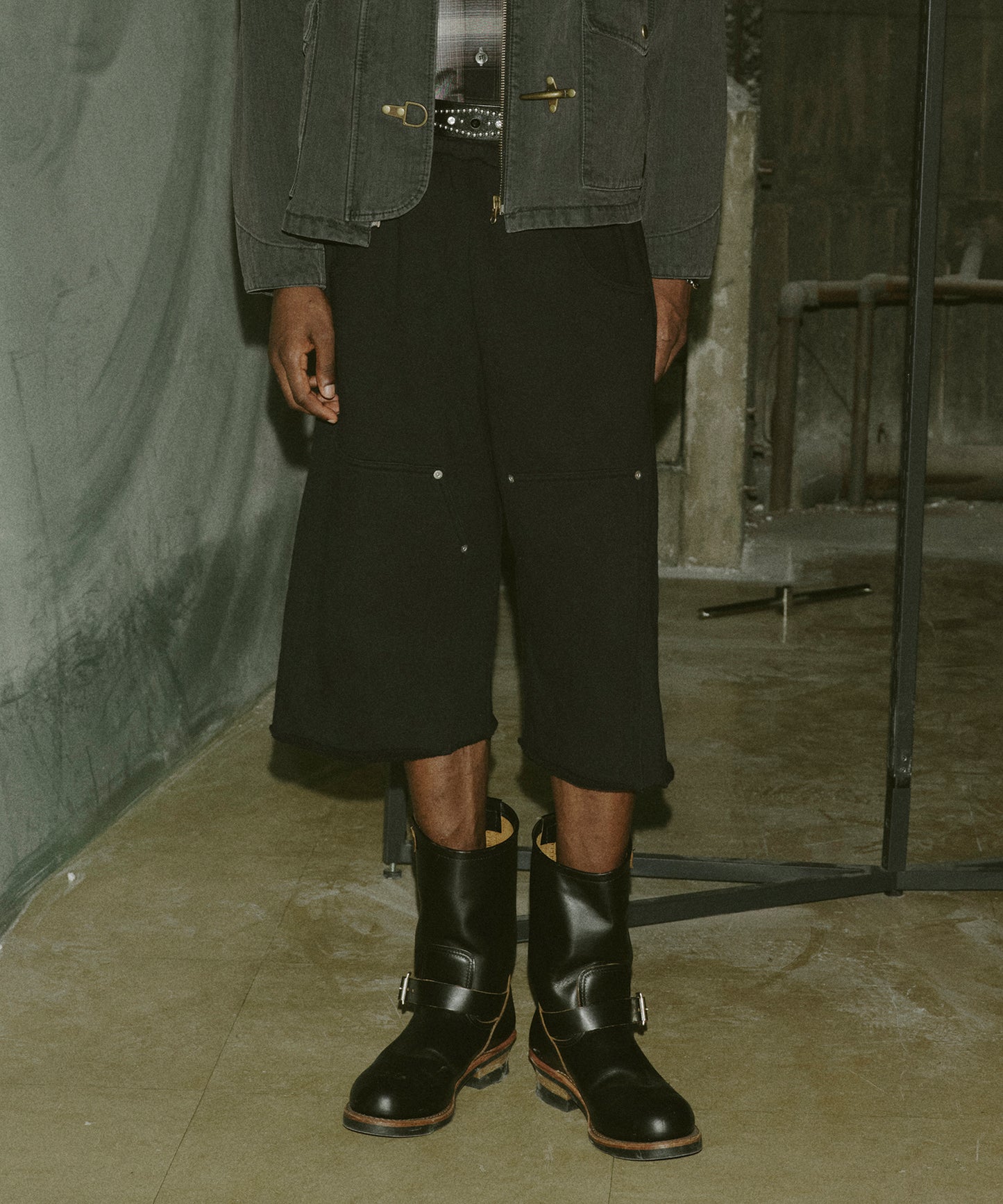 3/4 DOUBLE KNEE SWEAT PANTS