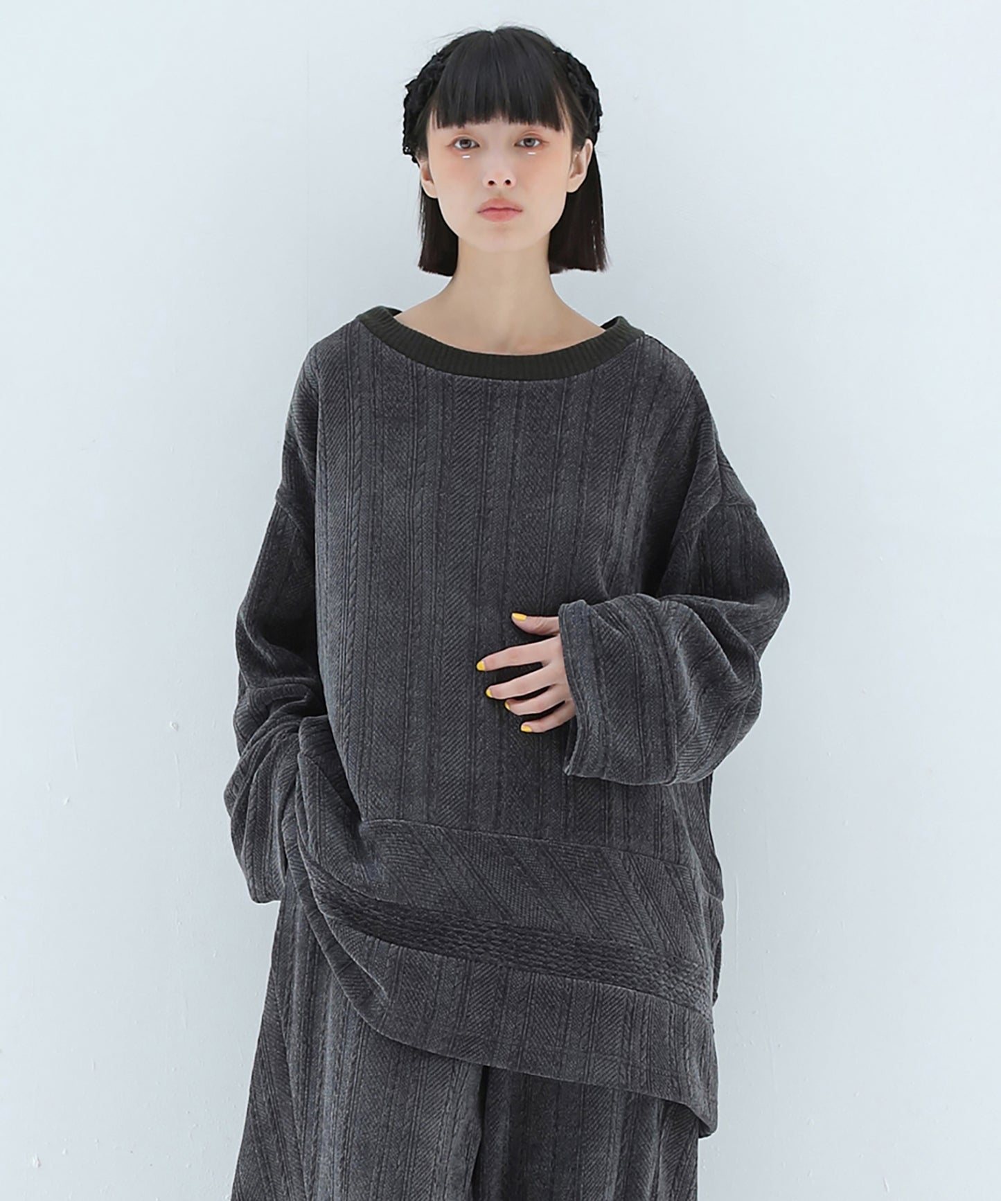 Pattern Switch Pullover