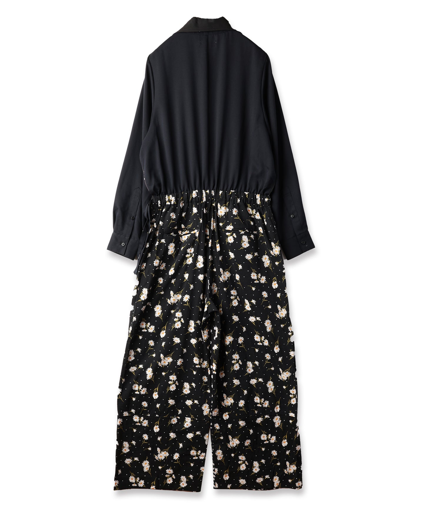 OPEN COLLAR JUMP SUITS