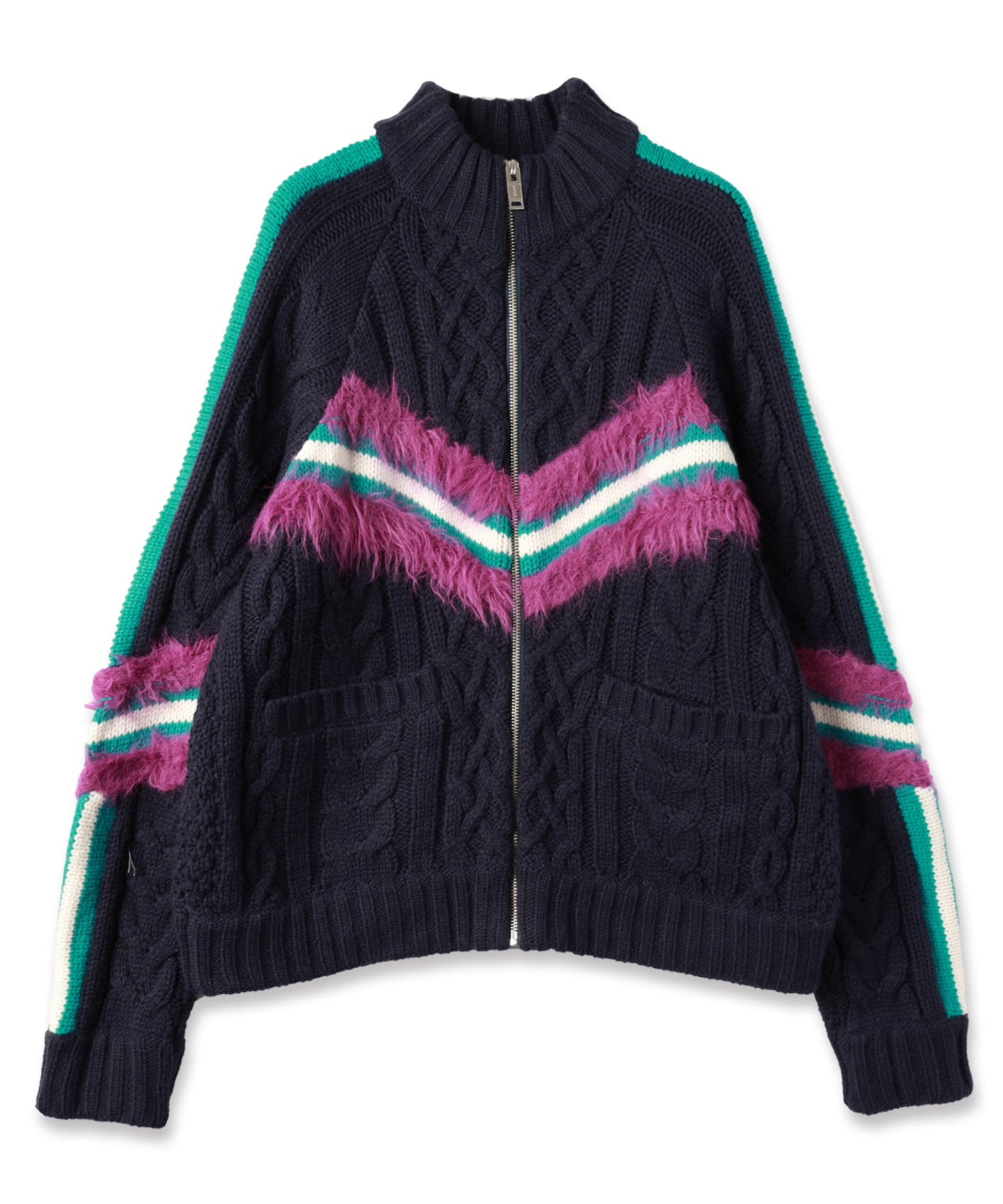 ALAN KNIT TRACK JACKET【9月中旬】