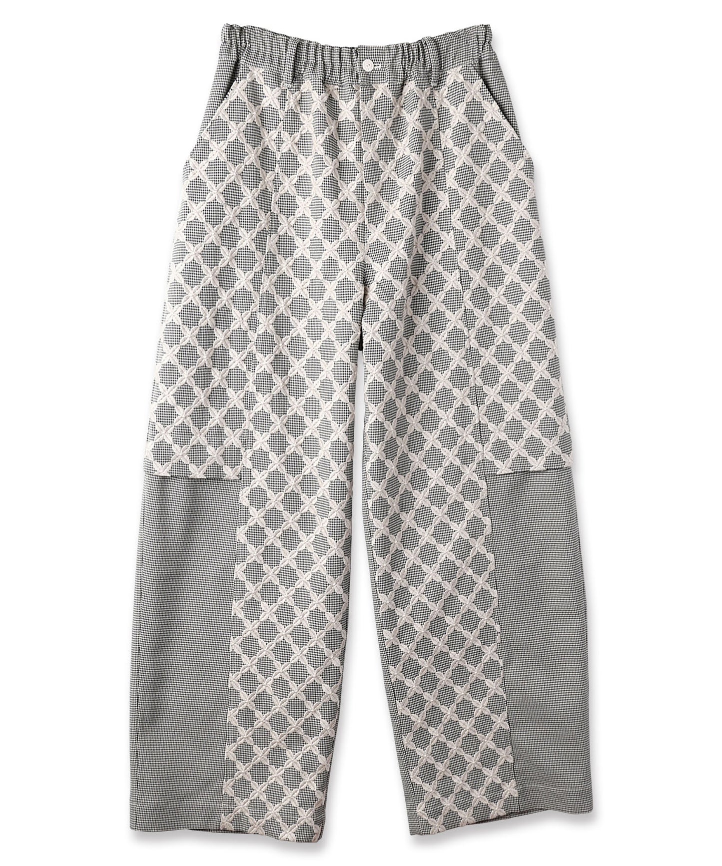 MIX CHECK PANTS