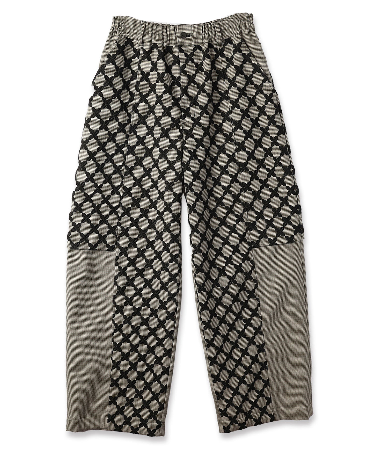 MIX CHECK PANTS
