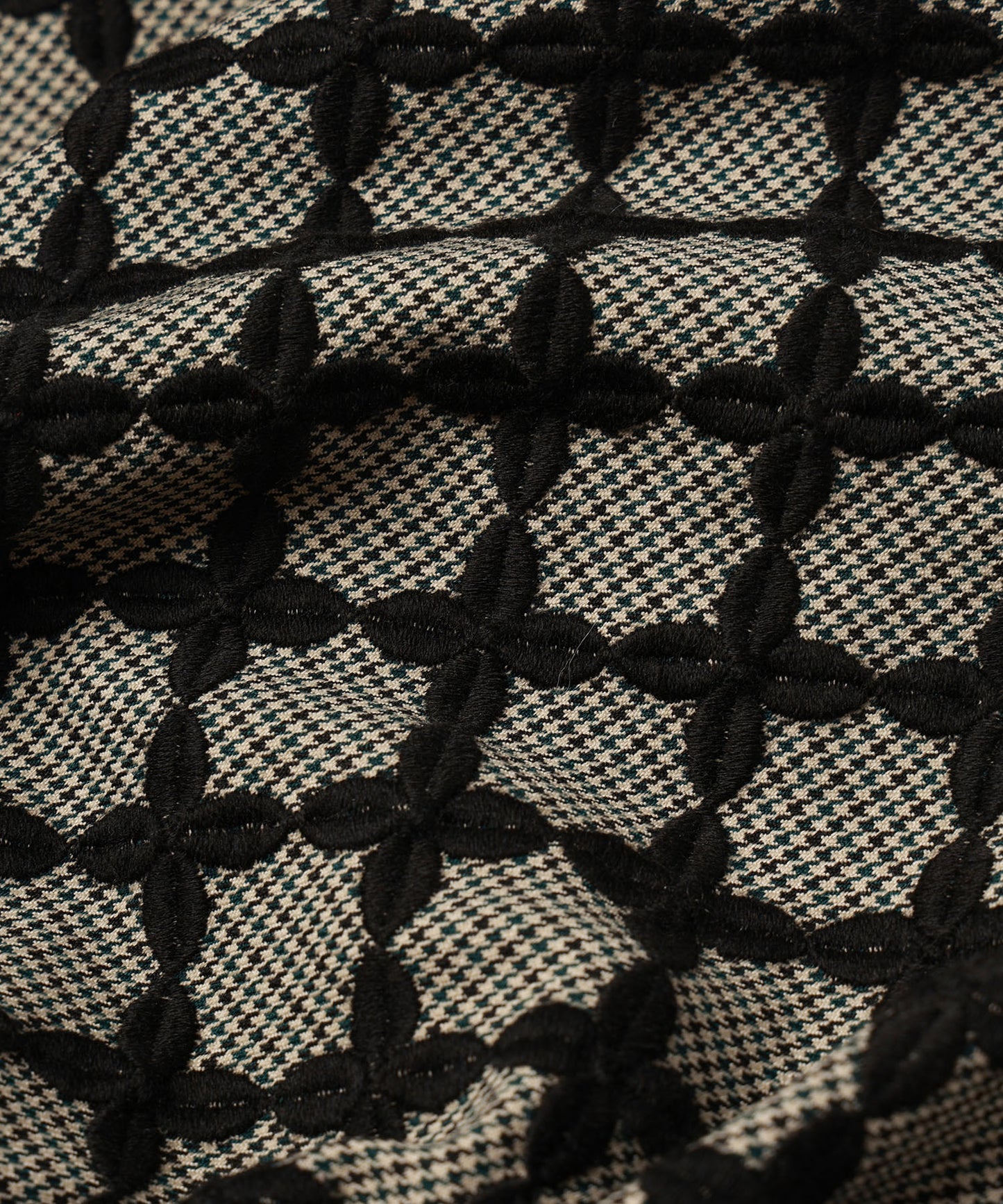 MIX CHECK DRESS COAT