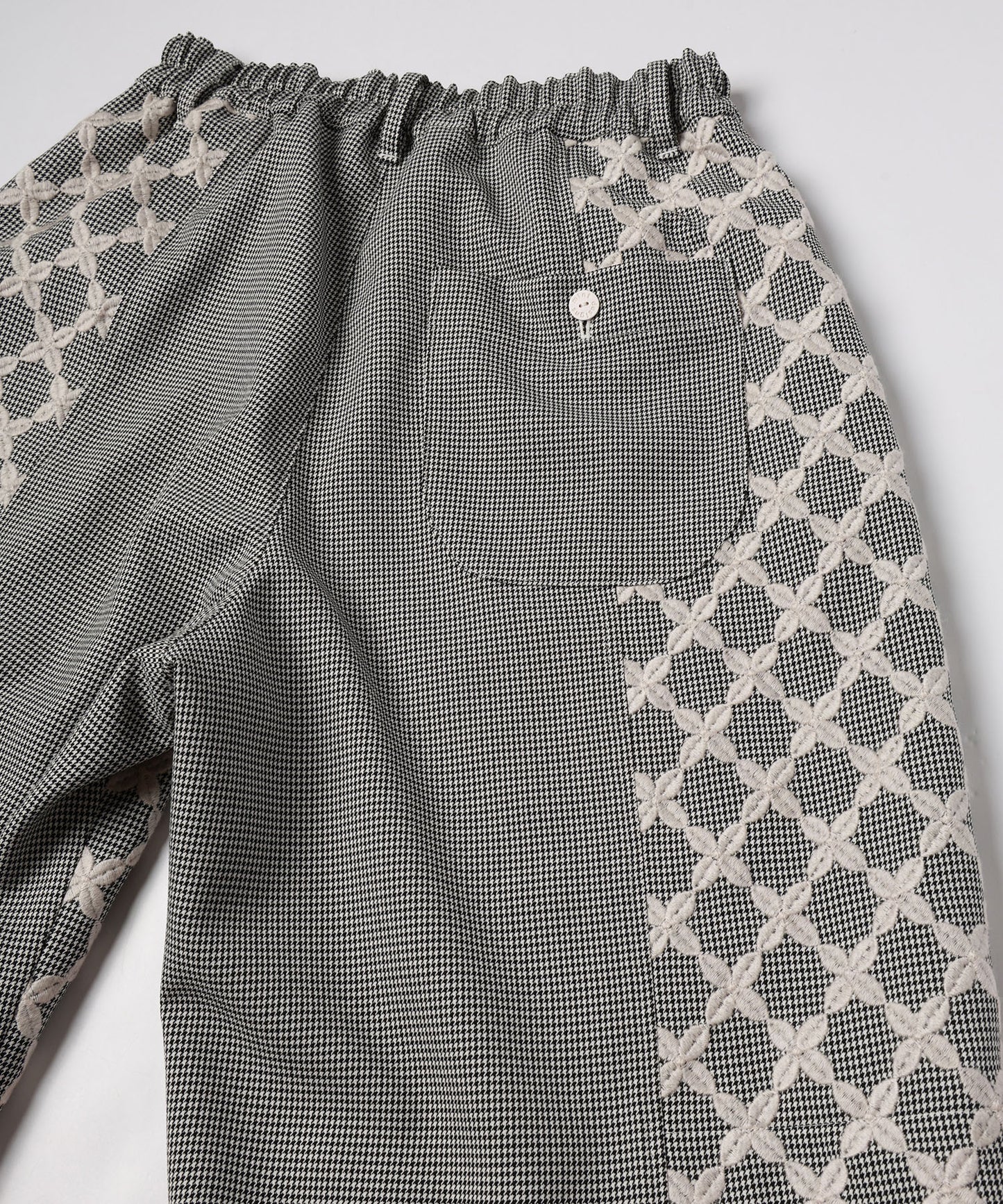 MIX CHECK PANTS