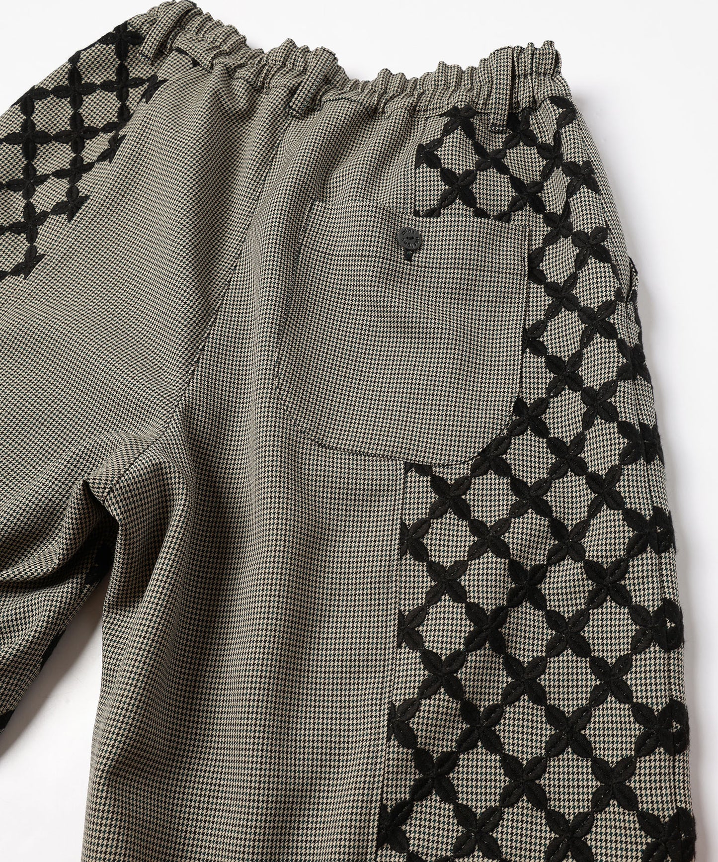 MIX CHECK PANTS