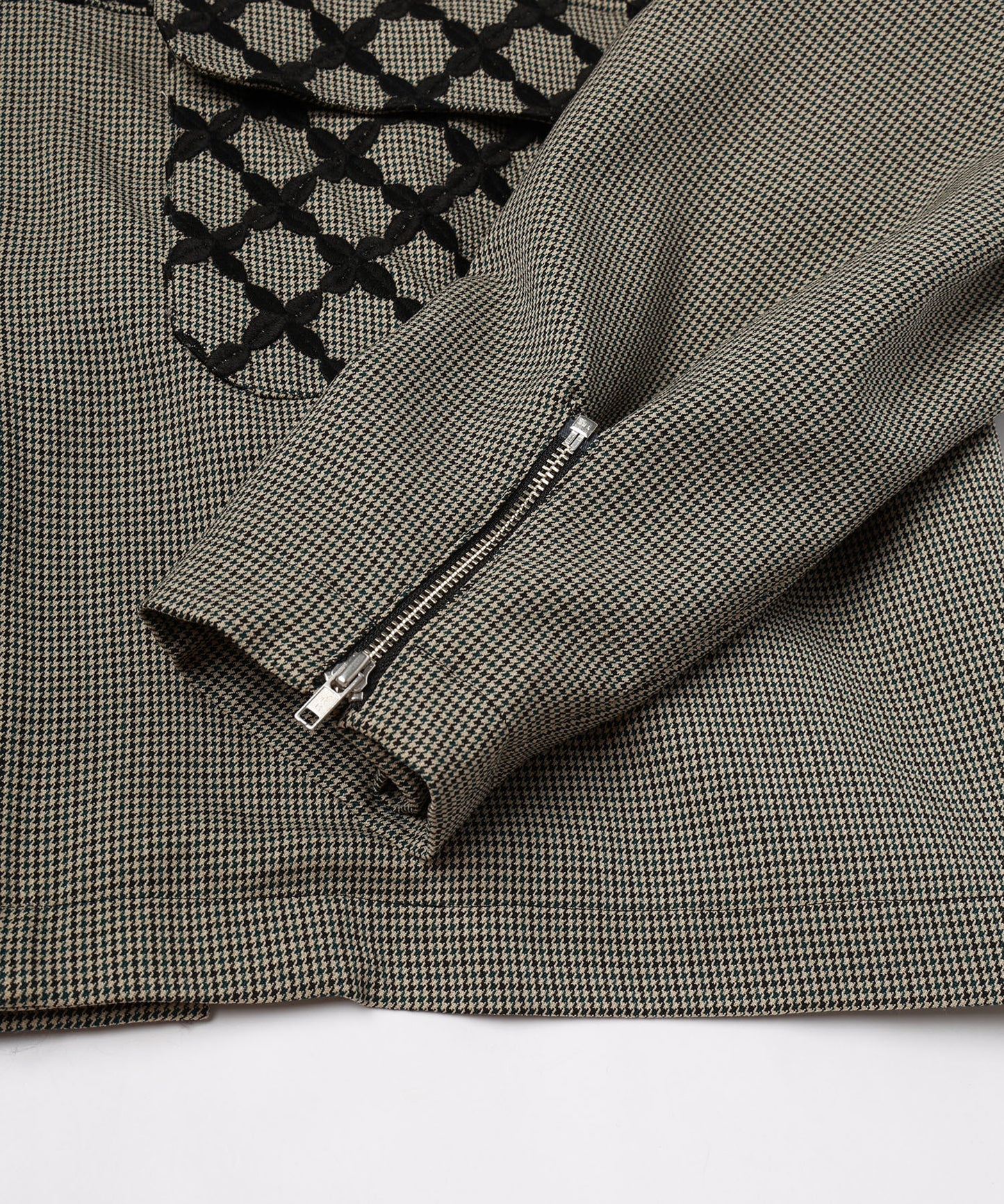 MIX CHECK SHORT COAT