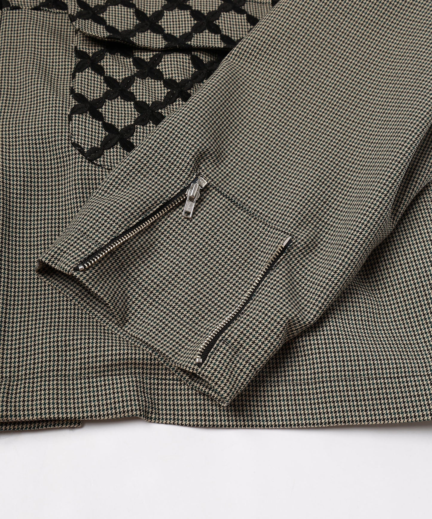 MIX CHECK SHORT COAT