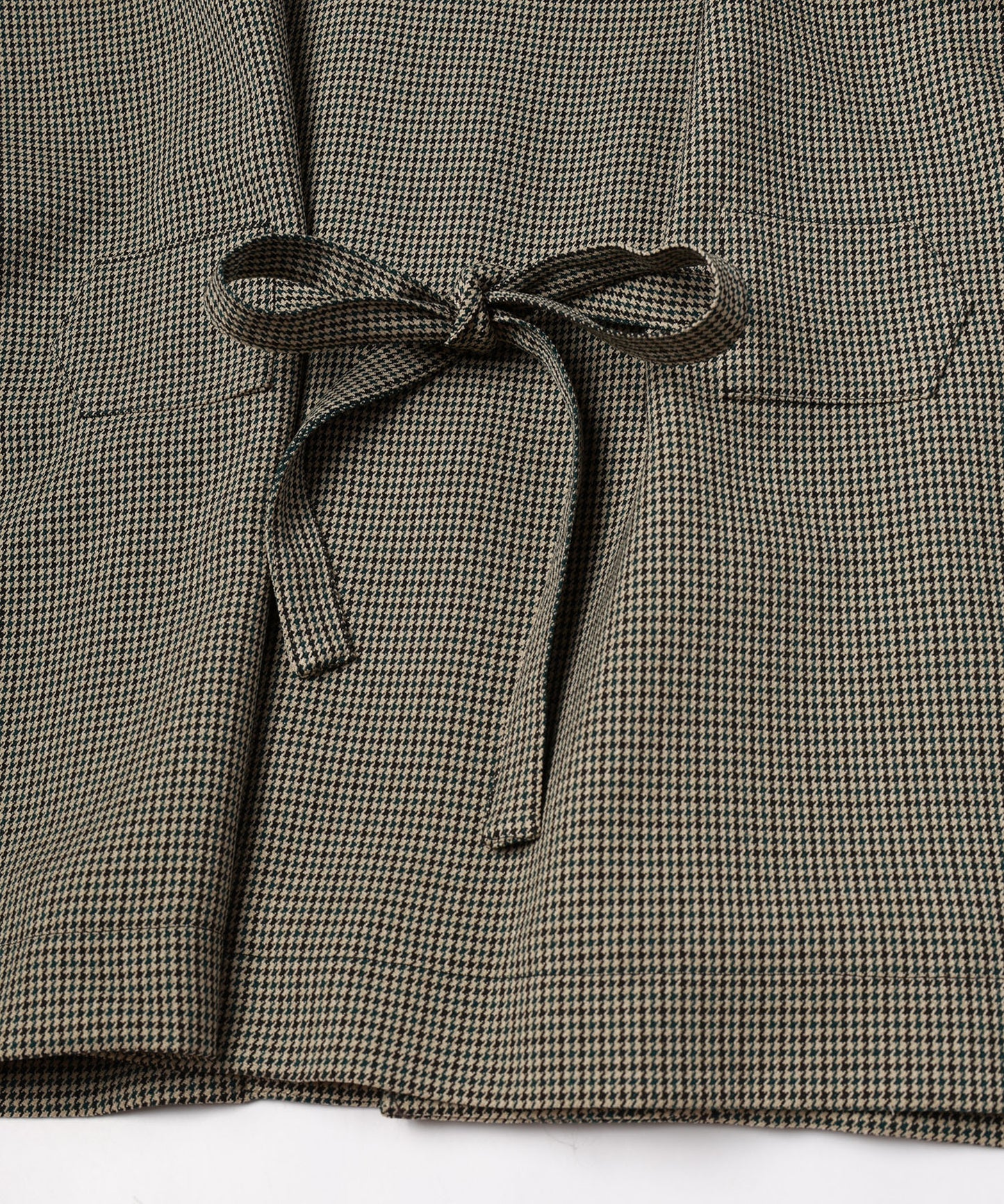 MIX CHECK SHORT COAT