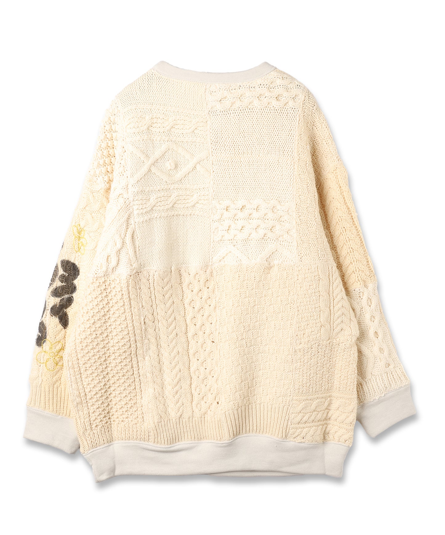 PATCH KNIT P/O(PRINT)