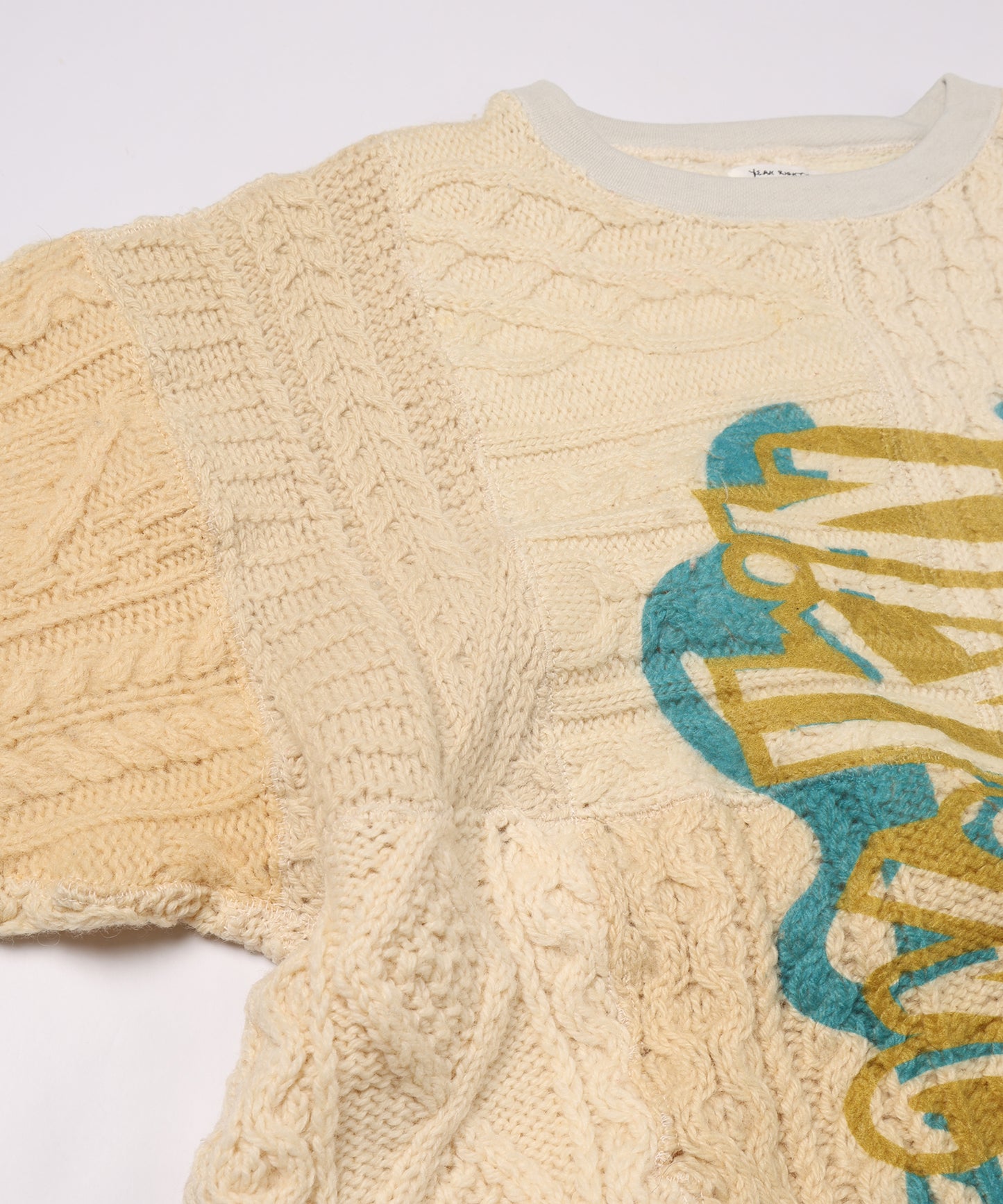 PATCH KNIT P/O(PRINT)