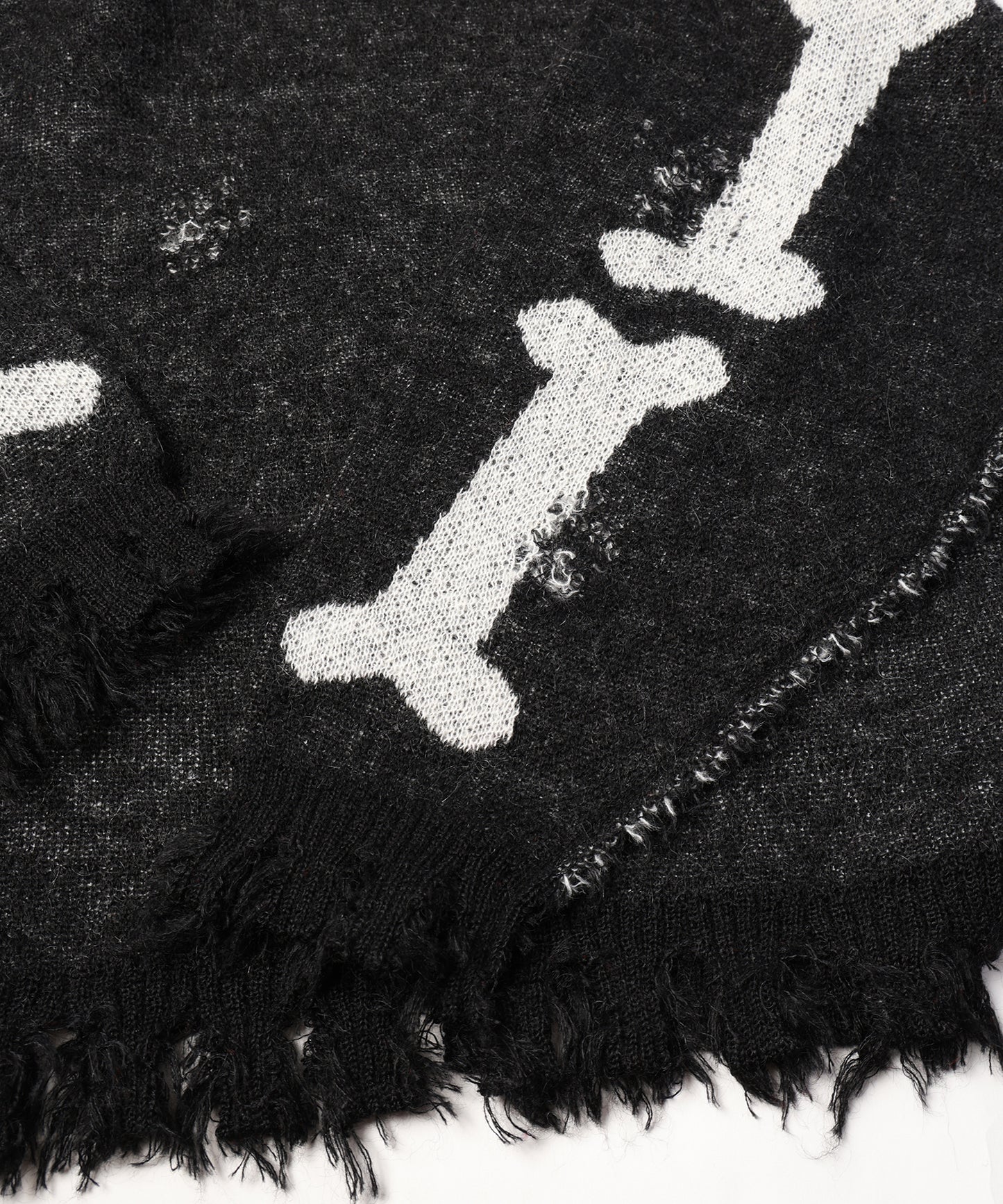 MOHAIR HEART&BONE KNIT