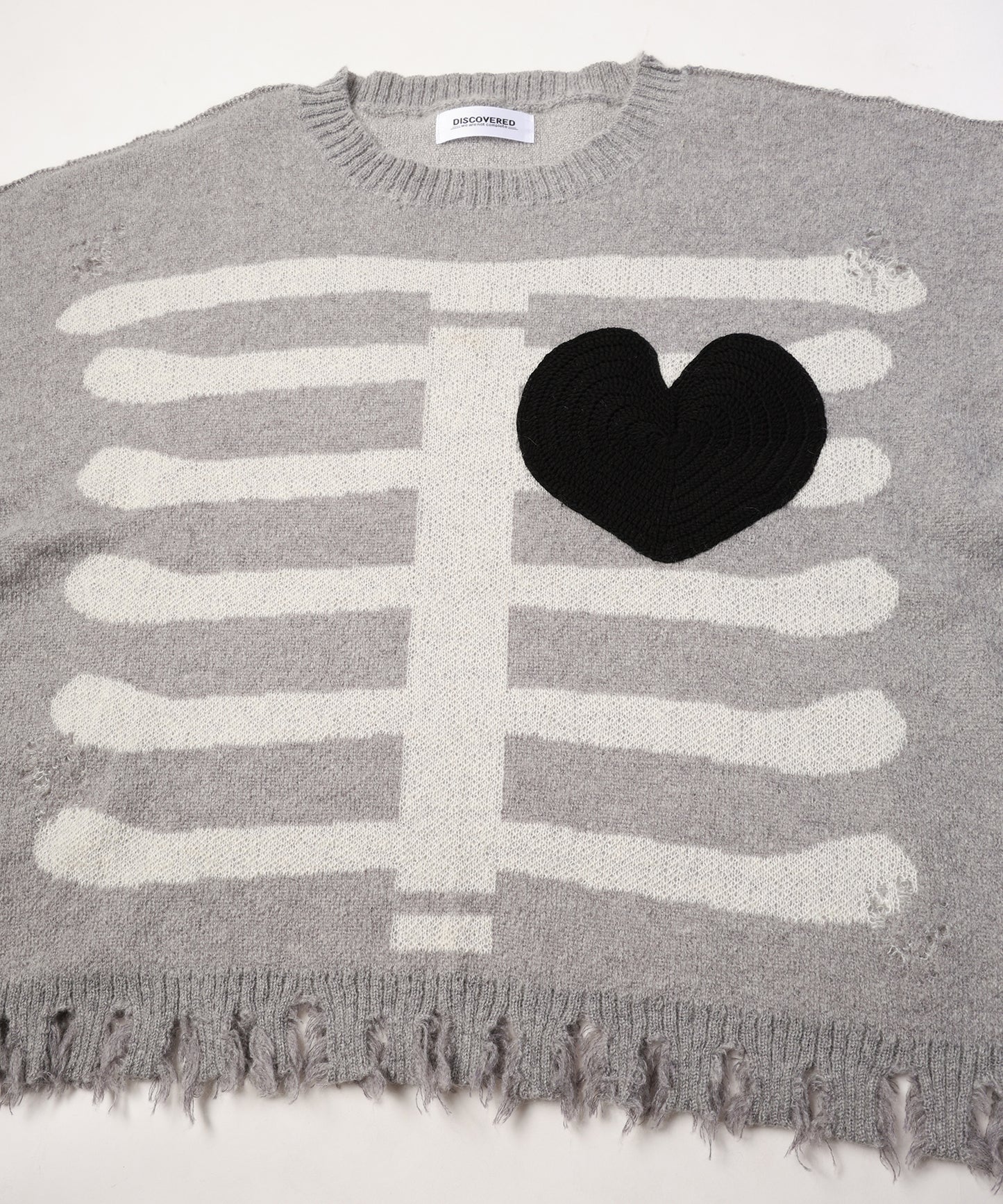 MOHAIR HEART&BONE KNIT