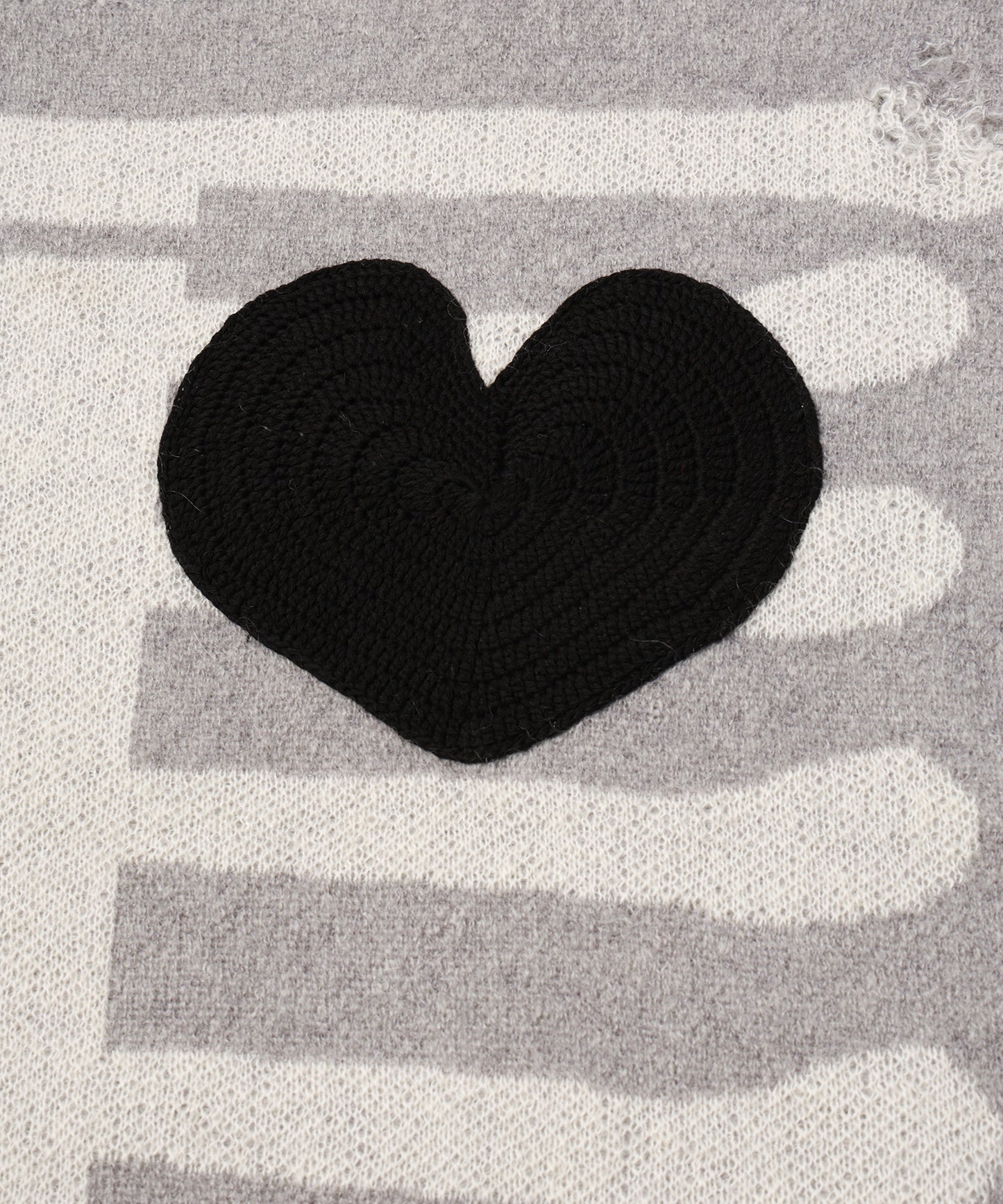 MOHAIR HEART&BONE KNIT