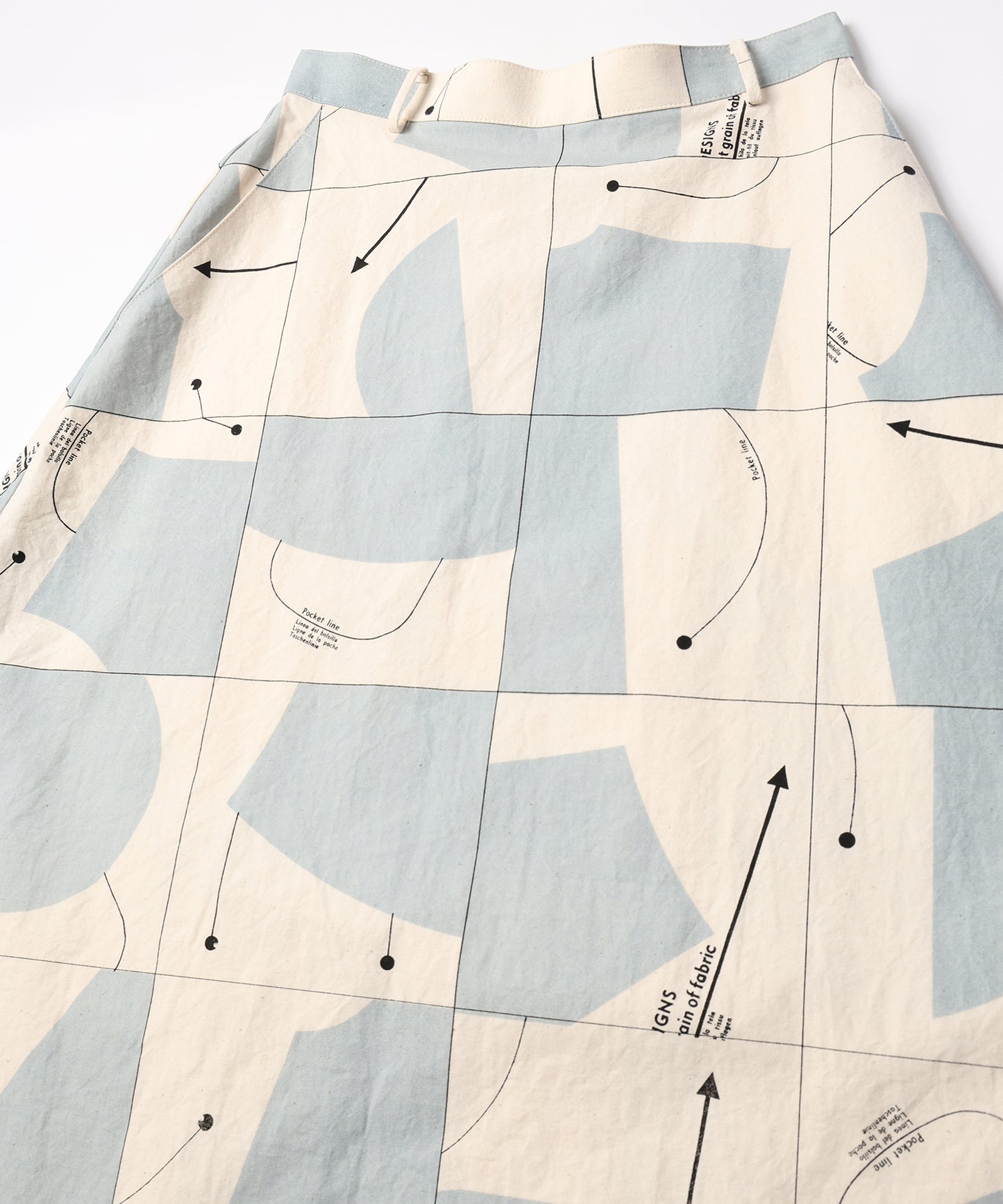 PATTERN SHUFFLE SKIRT / パターンシャッフルスカート