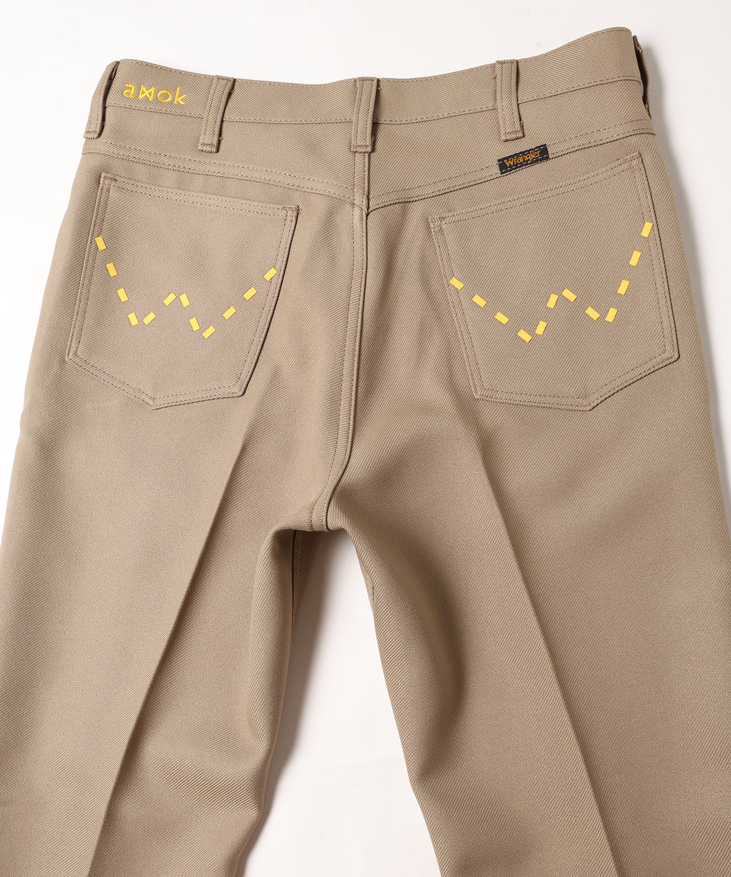 amok × wrangler LASER STITCH WRANCHER PANTS