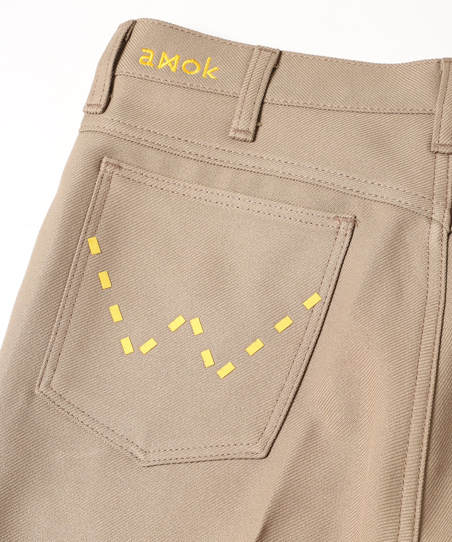 amok × wrangler LASER STITCH WRANCHER PANTS