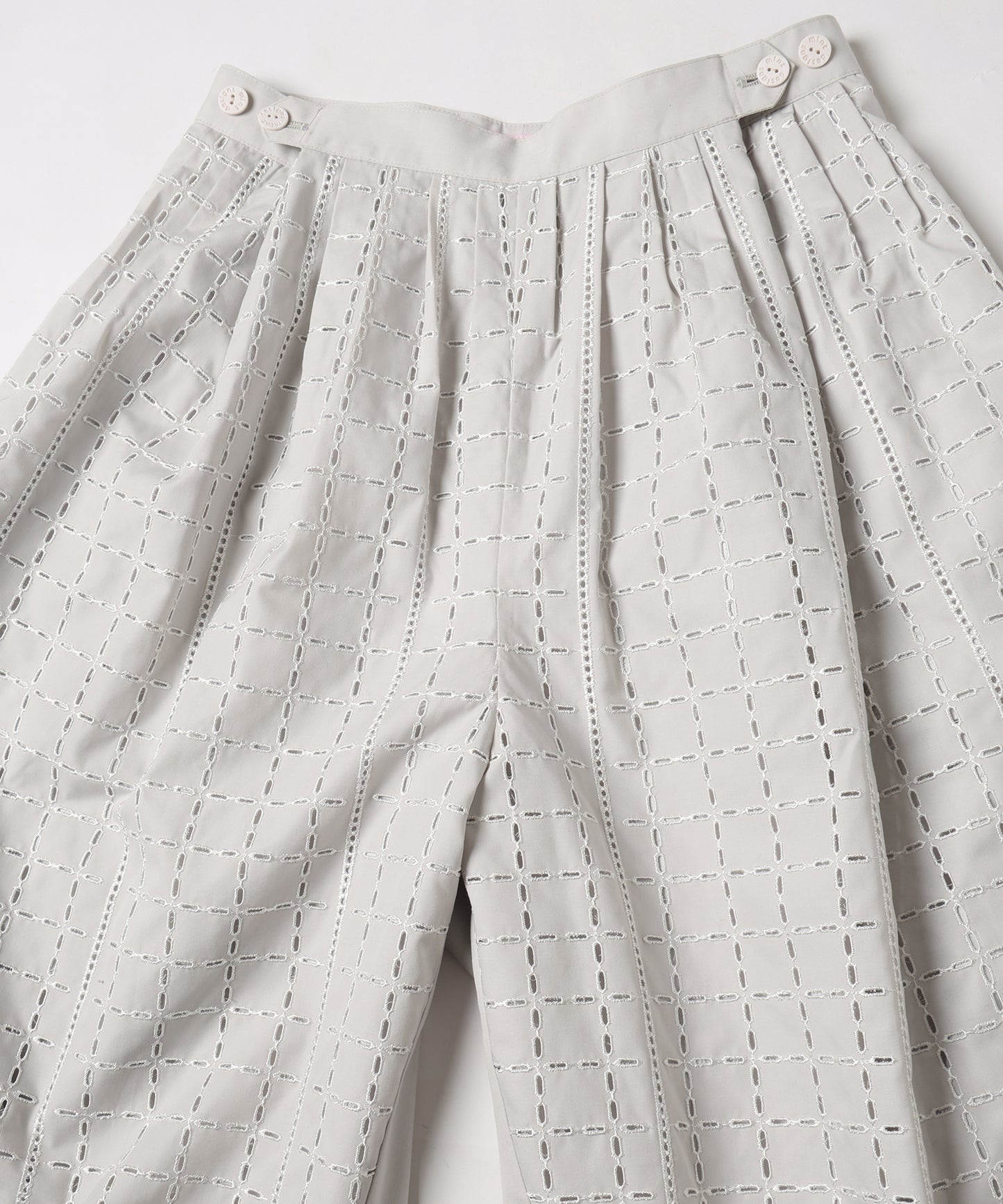 CHECK LACE PANTS / チェックレースパンツ