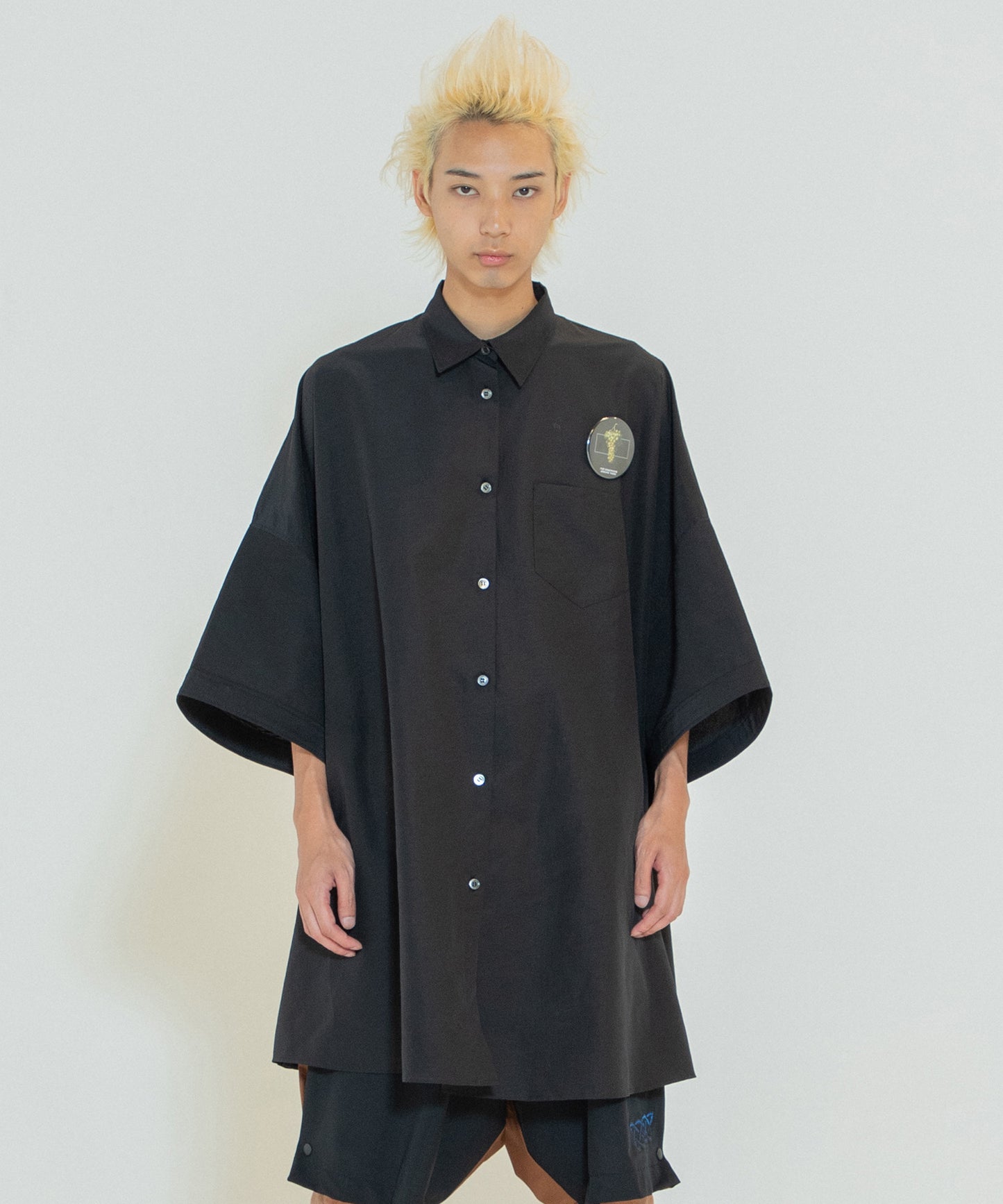Packable Circle Poncho Shirt