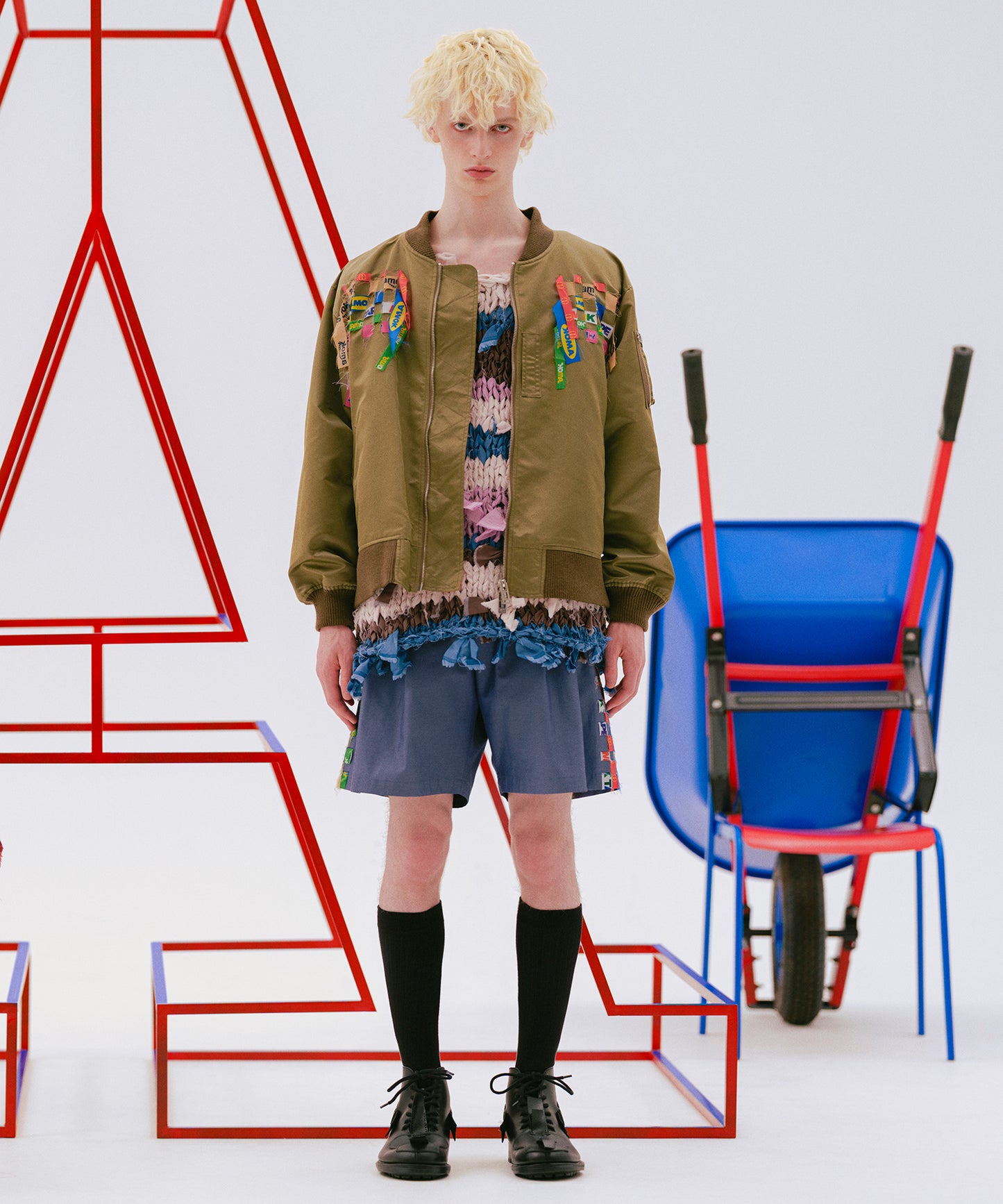 TAPE WEAVING BLOUSON