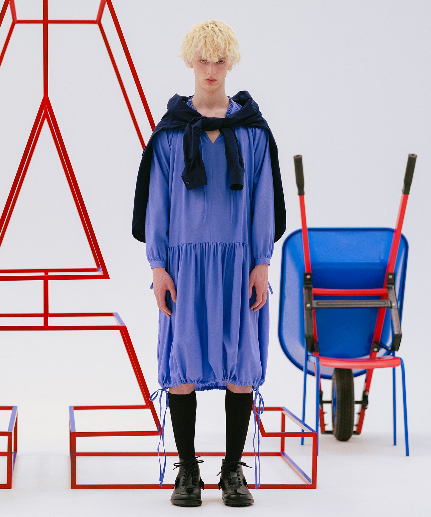 BACK-TO-FRONT LONG SHIRT