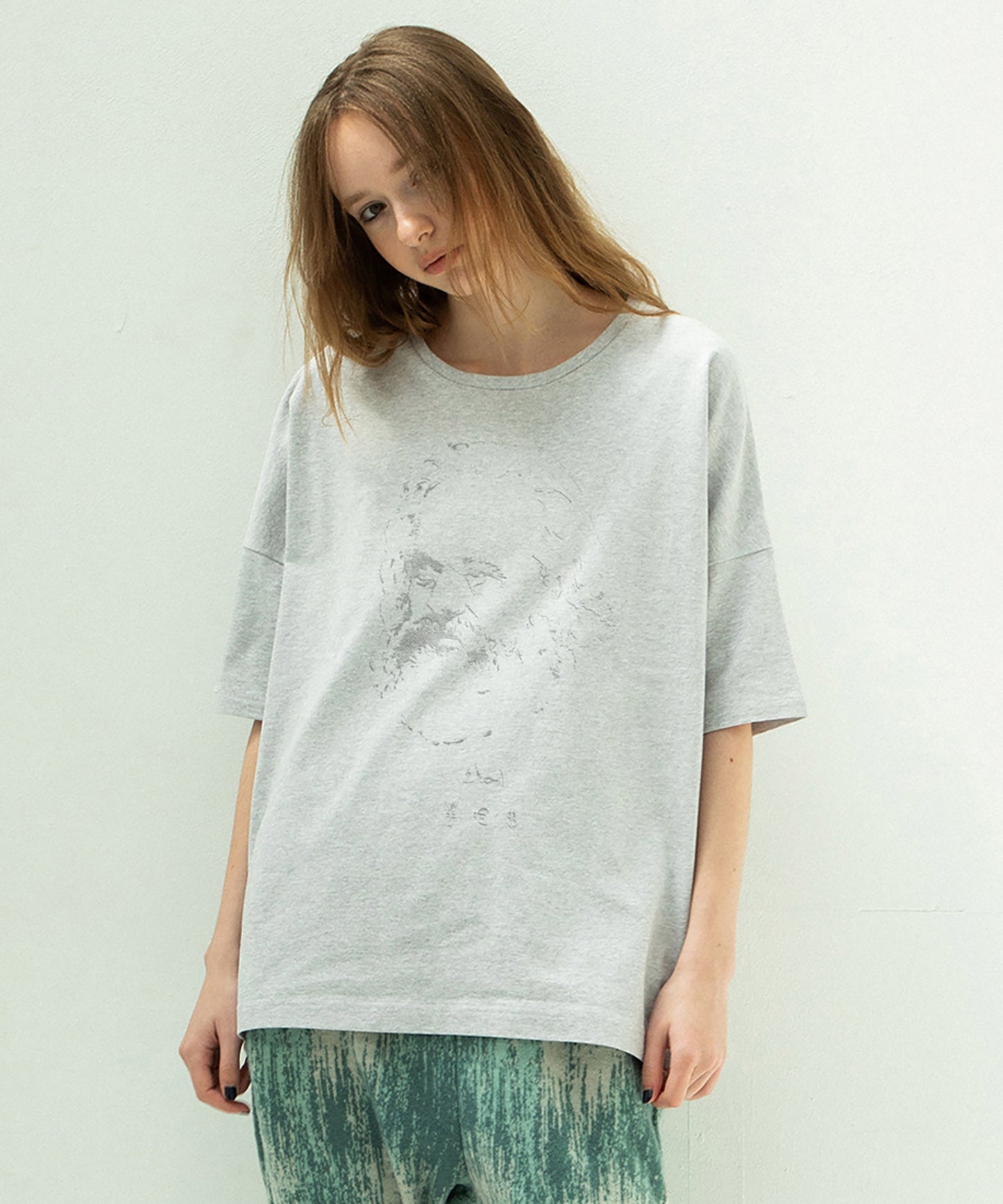 ECONOMY EMBROI TEE