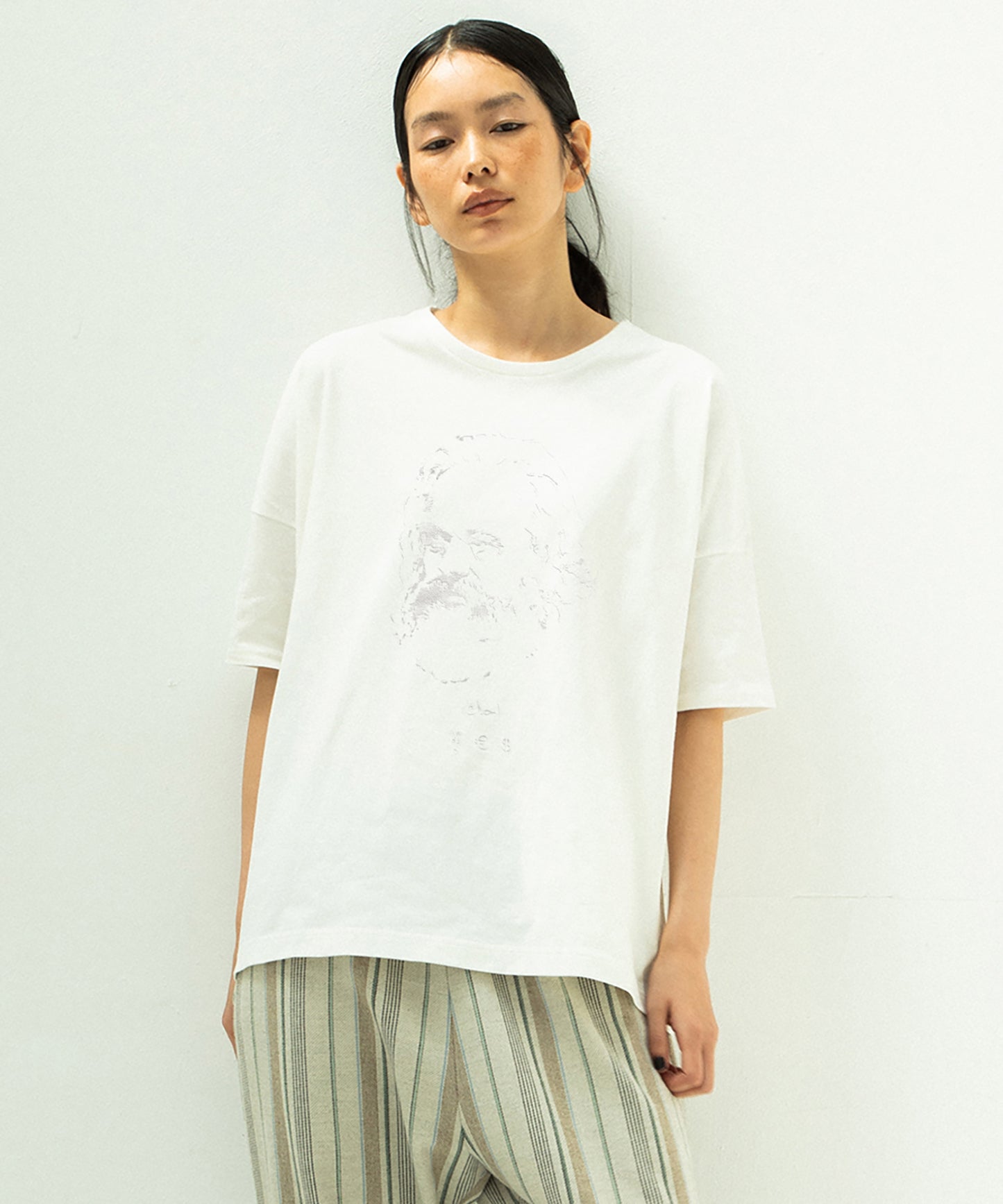 ECONOMY EMBROI TEE