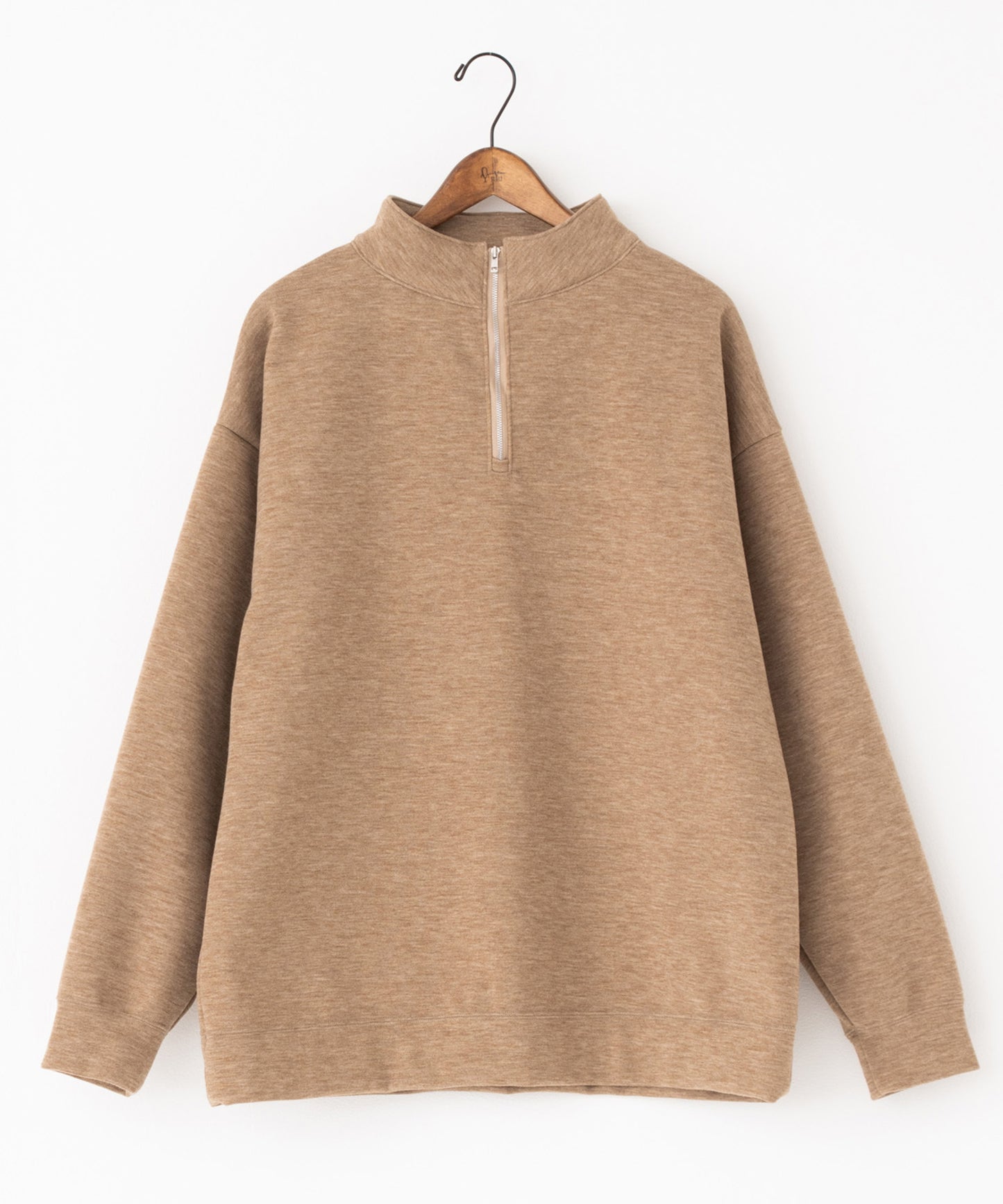 knit melton skipper sweater