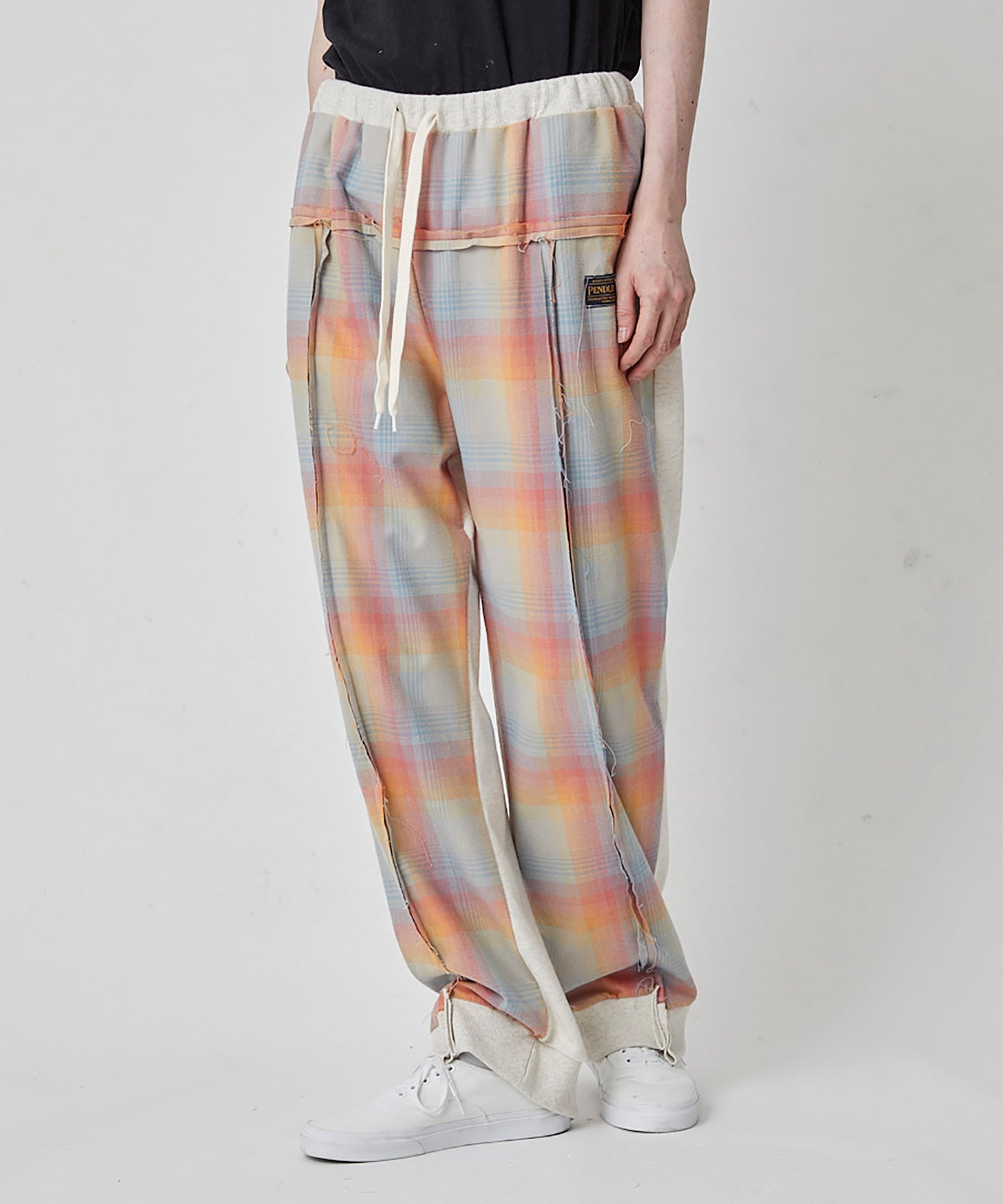 PENDLETON MIX WIDE SWEAT PANTS 】