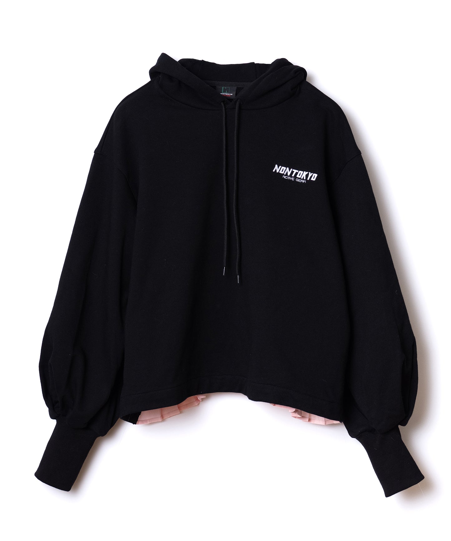 BACK PLEATS SWEAT PARKA