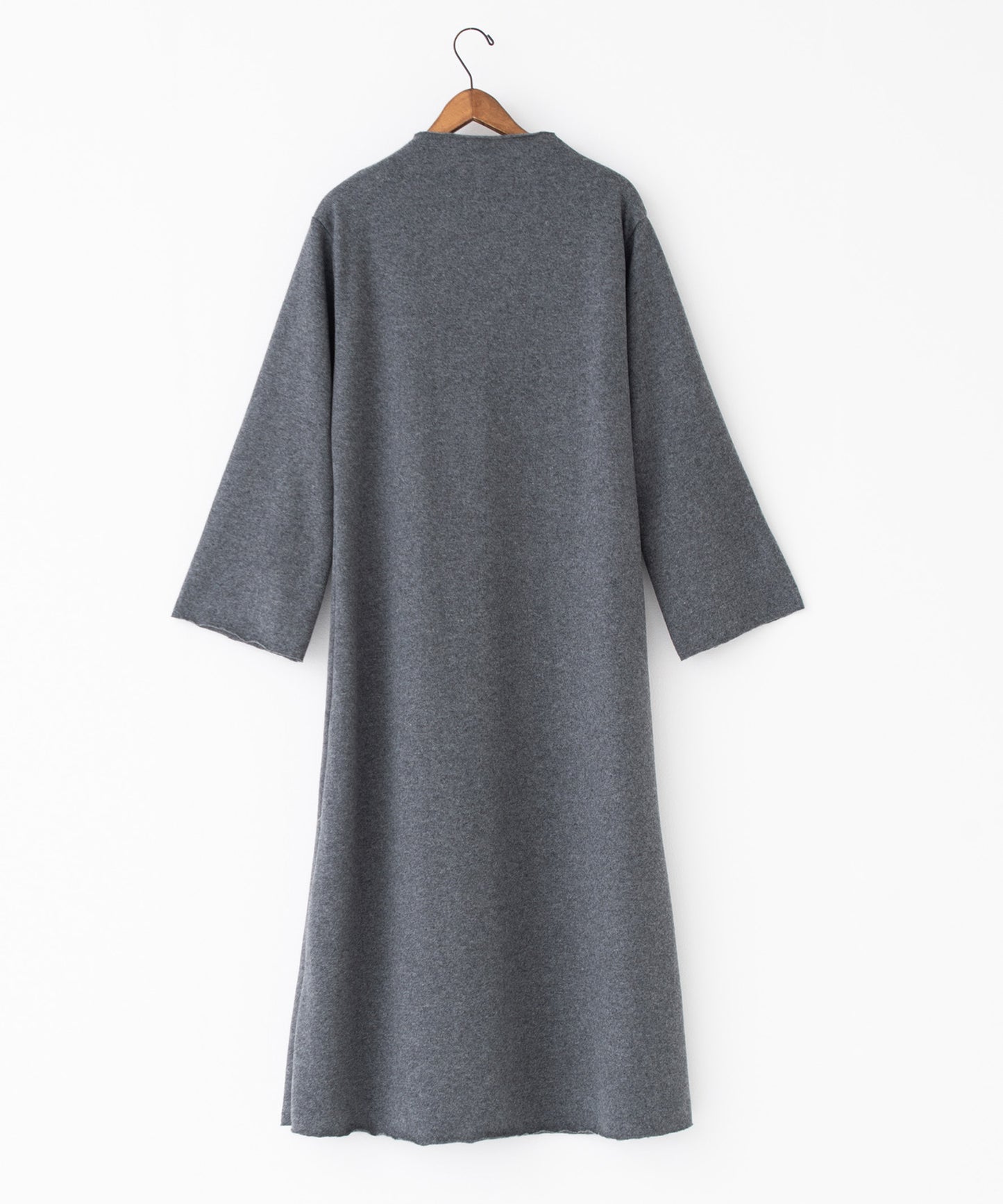 soft wool bottle neck dress