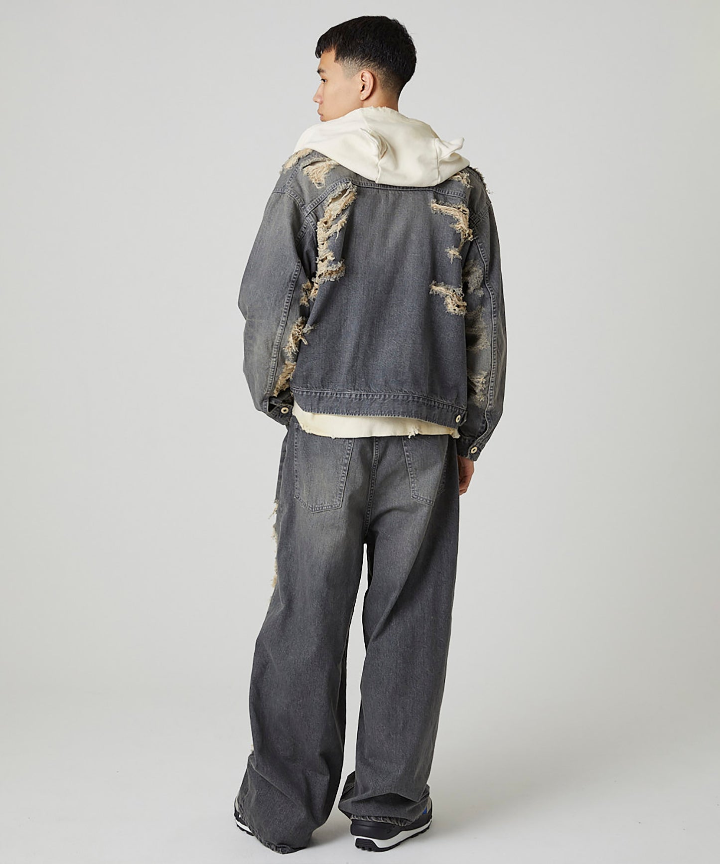 BORO DENIM BLOUSON