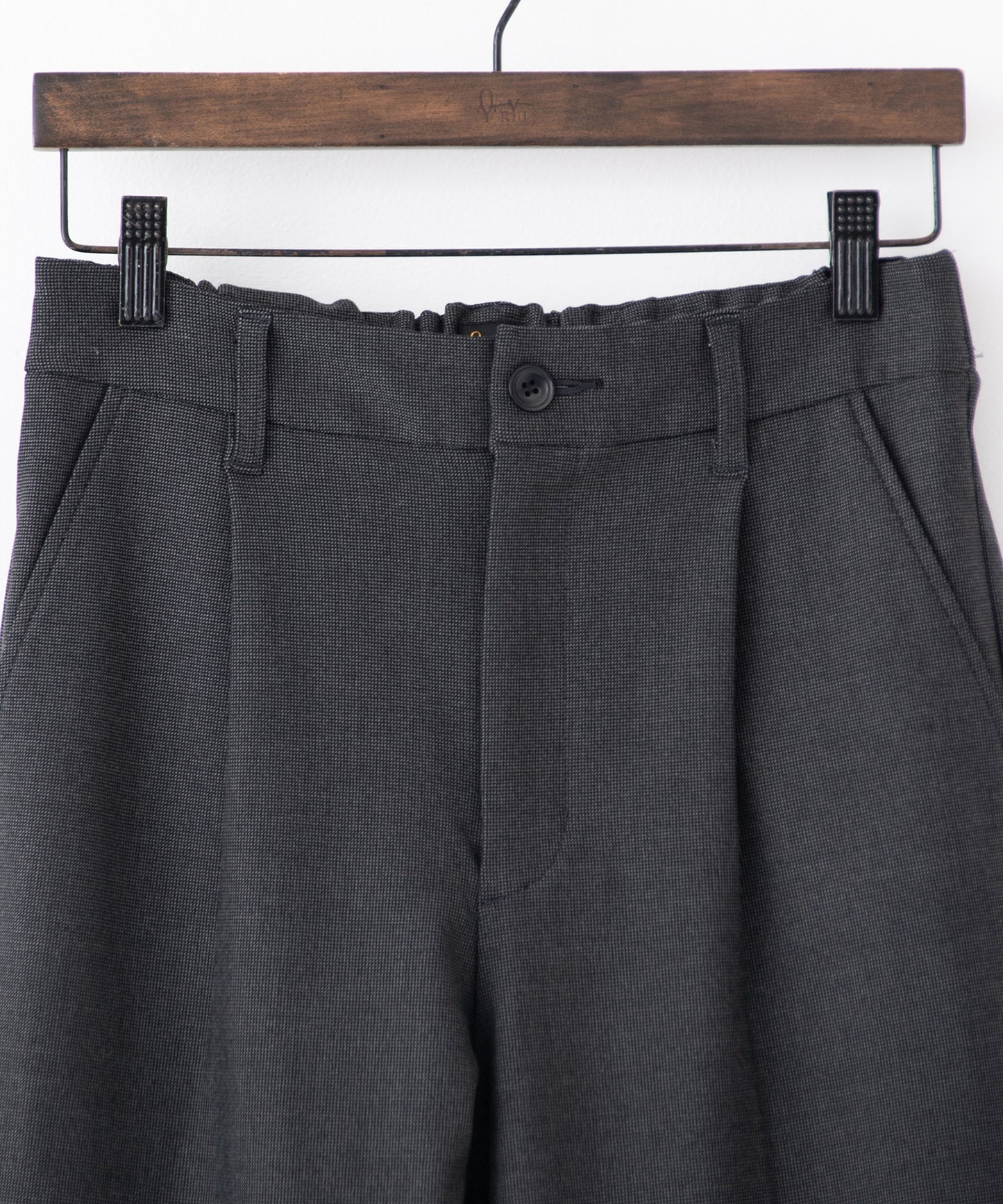 gabardine tapered slacks