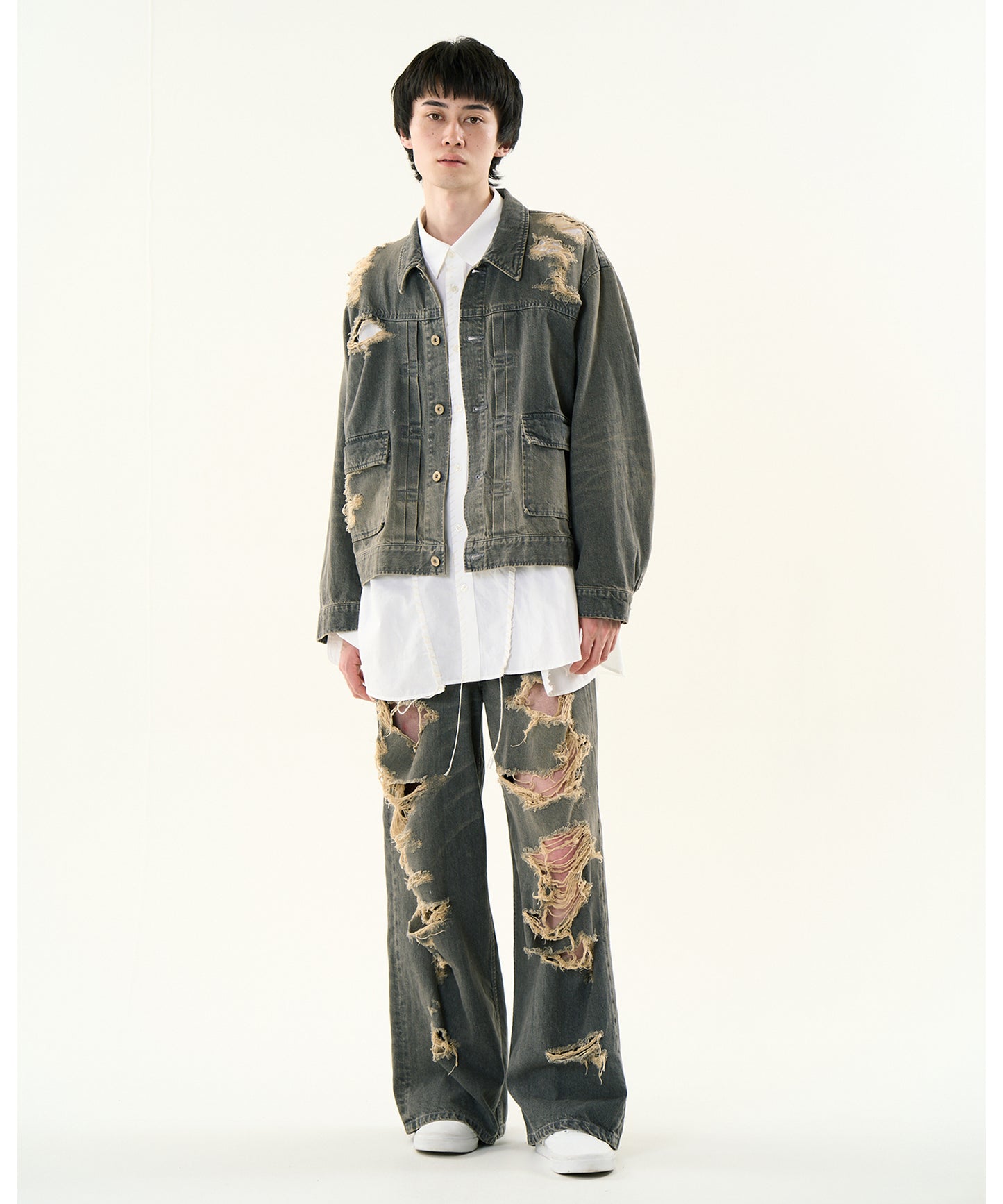 BORO DENIM BLOUSON