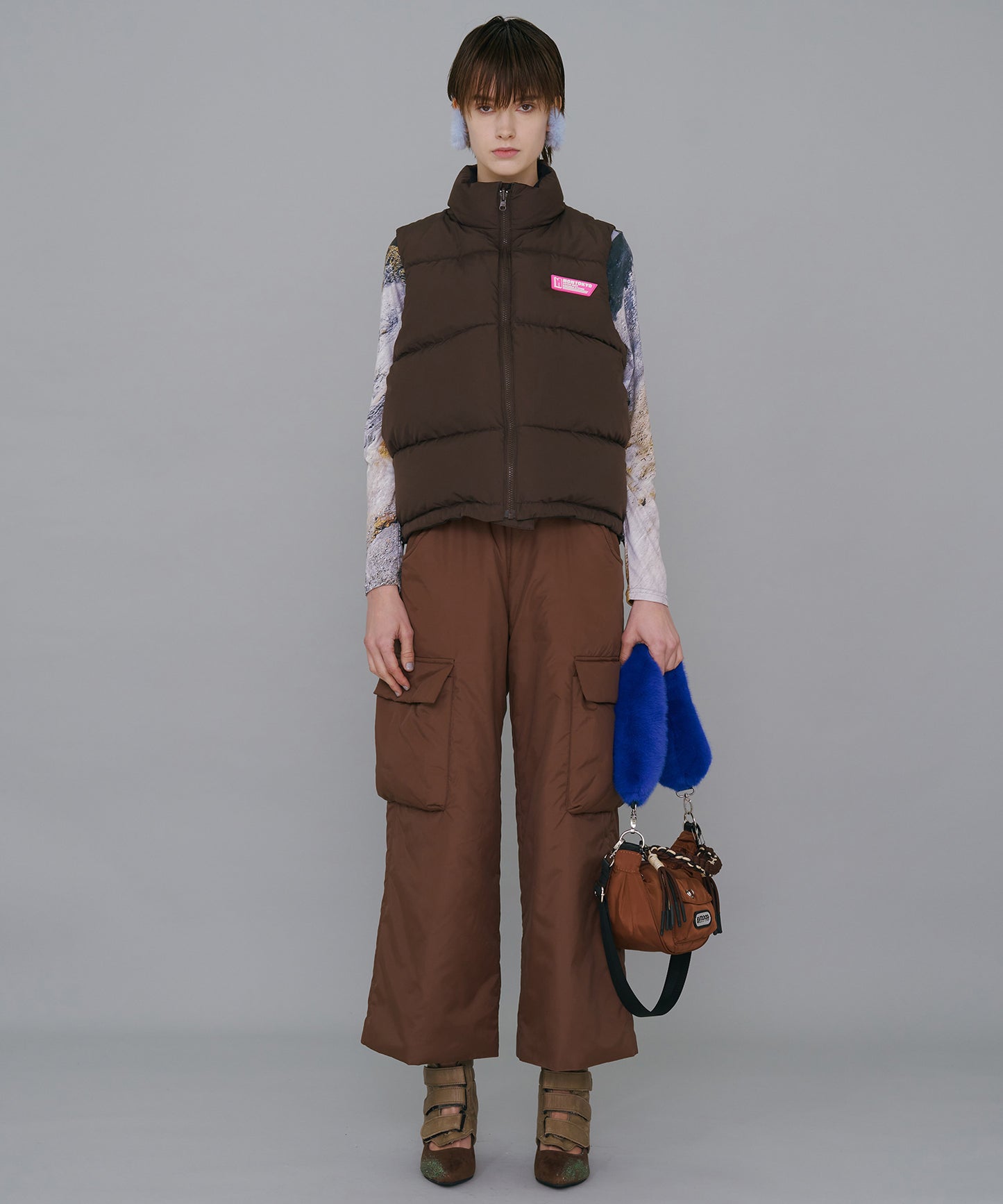 REVERSIBLE DOWN VEST(xUNIVERSAL OVERALL)