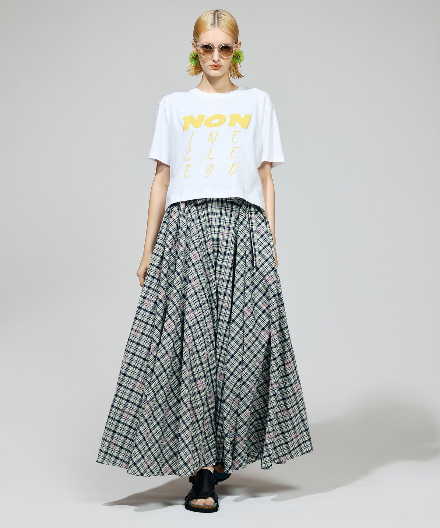 PRINT SHORT T-SHIRT(NON)