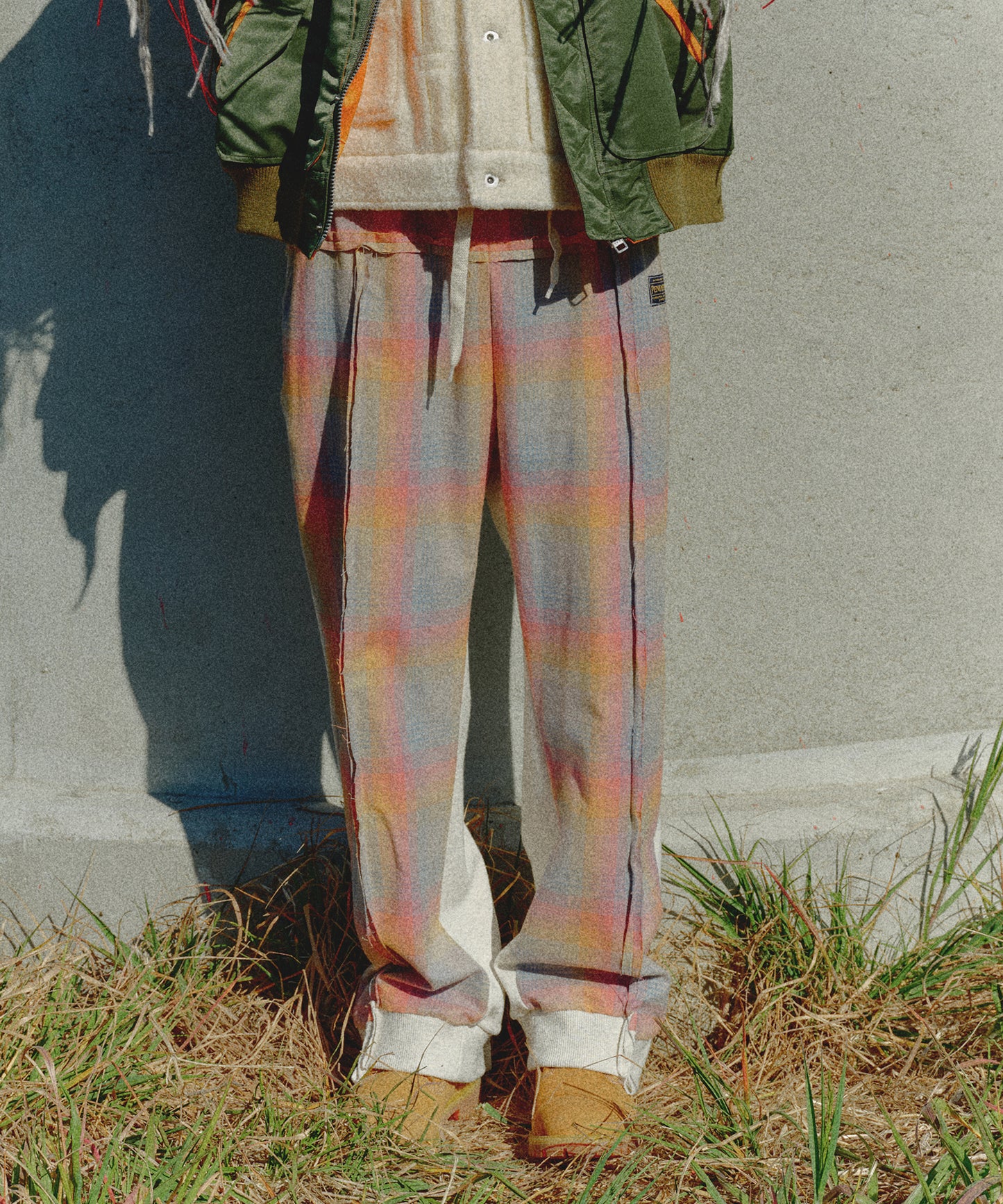 PENDLETON MIX WIDE SWEAT PANTS 】