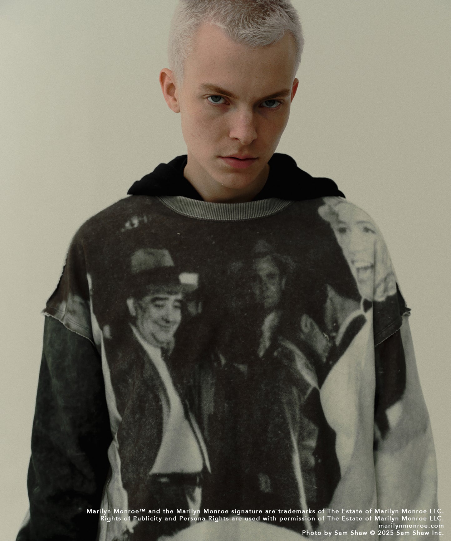 MARILYN MONROE INKJET PRINT SWEAT
