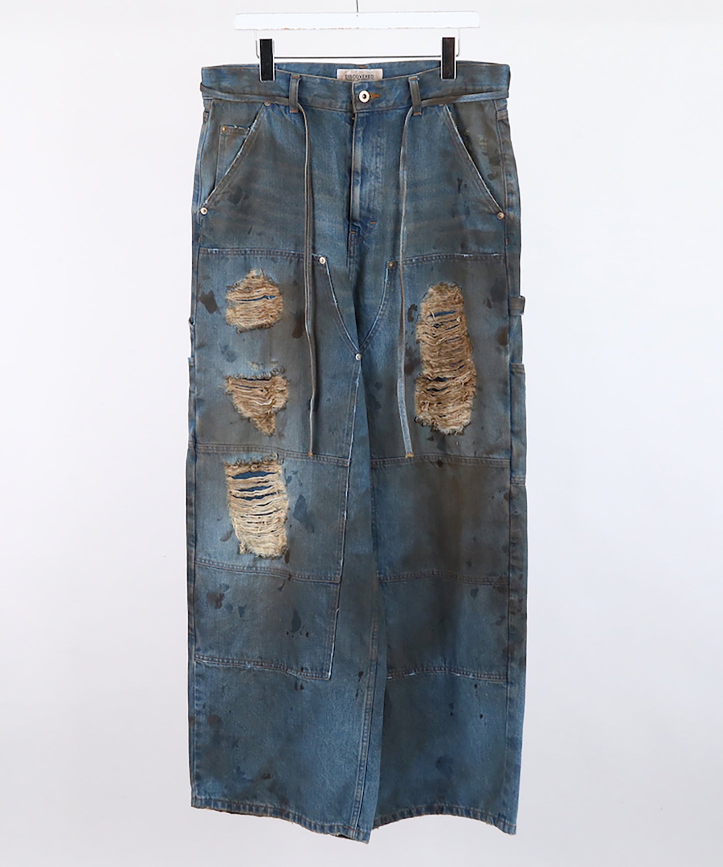 DOUBLE KNEE DENIM PANTS