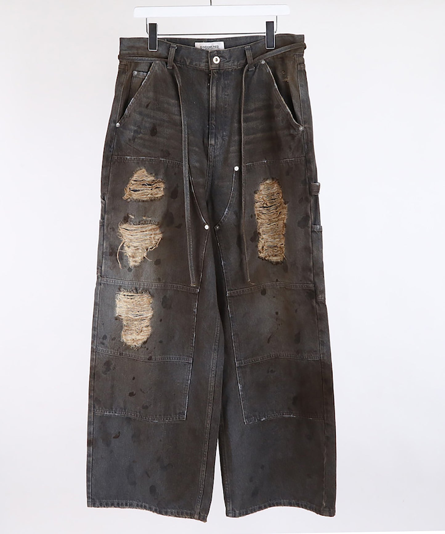 DOUBLE KNEE DENIM PANTS