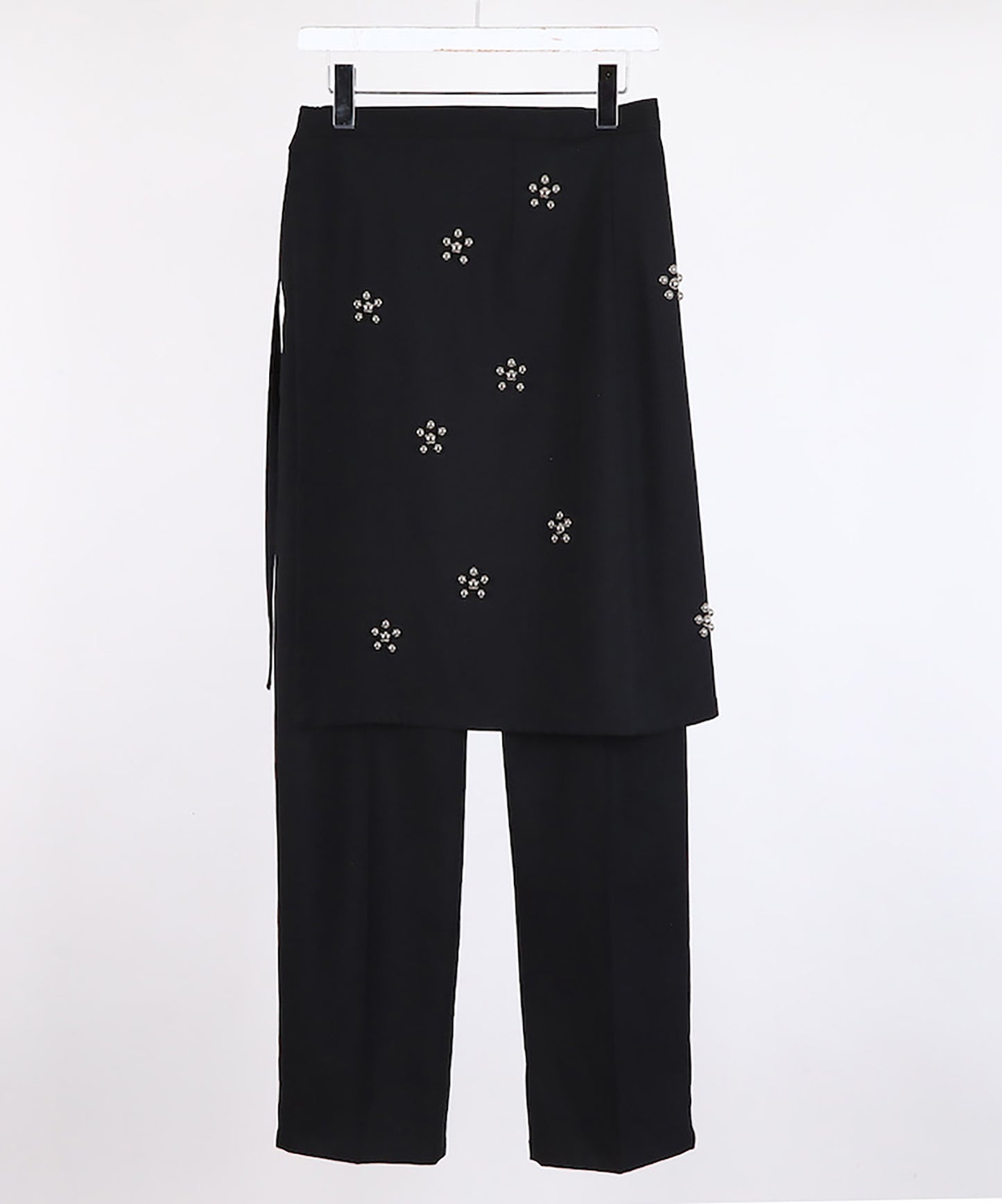 RAMPONI STUDS WRAP SKIRT PANTS