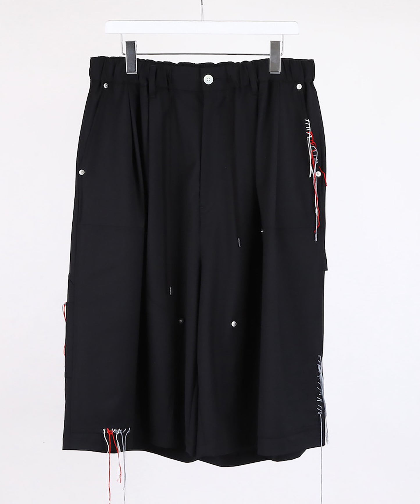 SUMMER WOOL LOOPING WIDE SHORTS