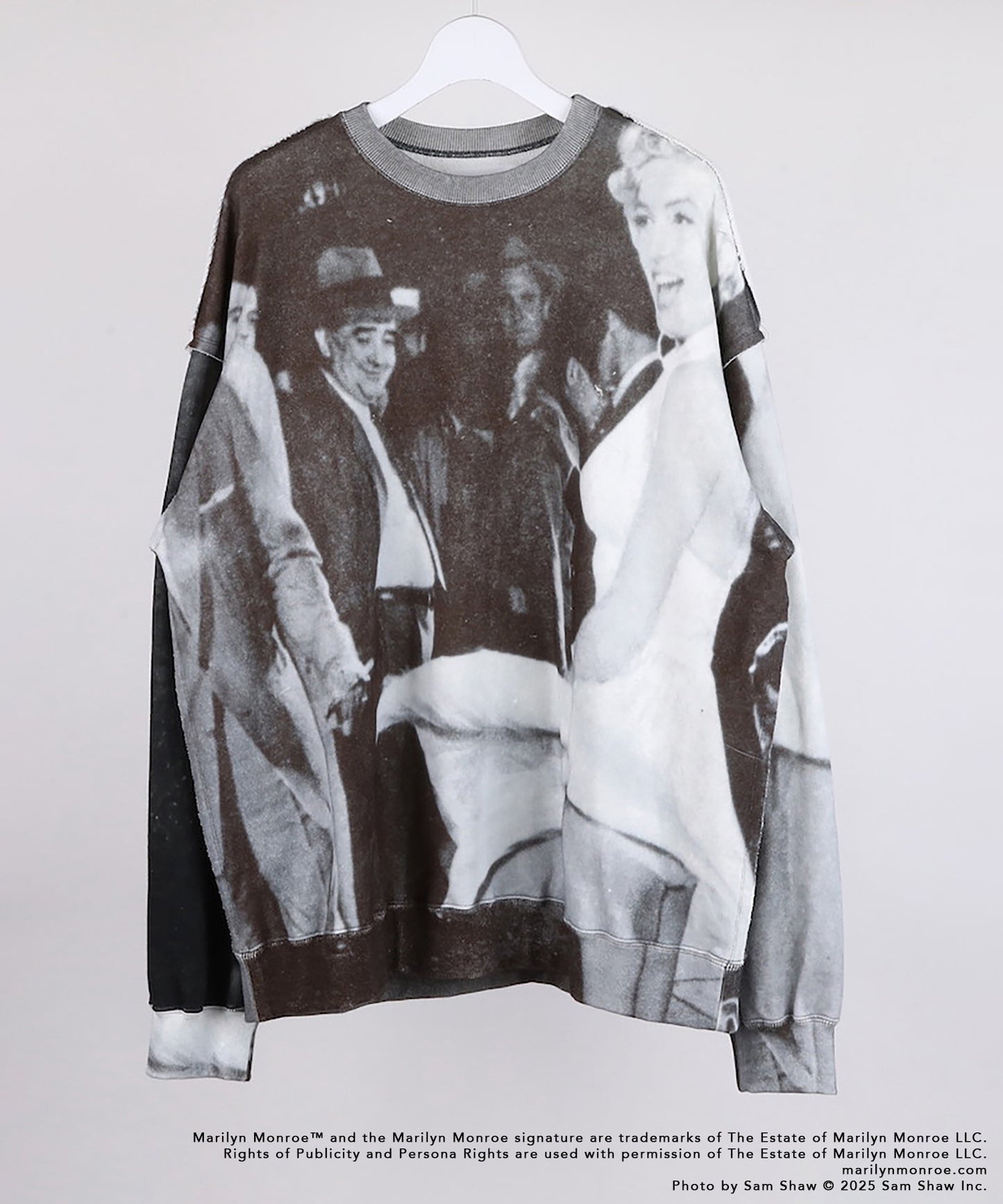 MARILYN MONROE INKJET PRINT SWEAT