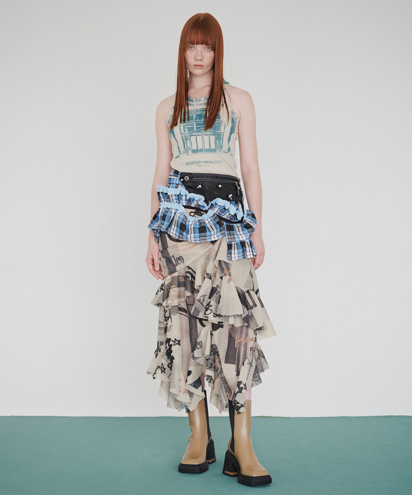 45℃ RIB TANK TOP