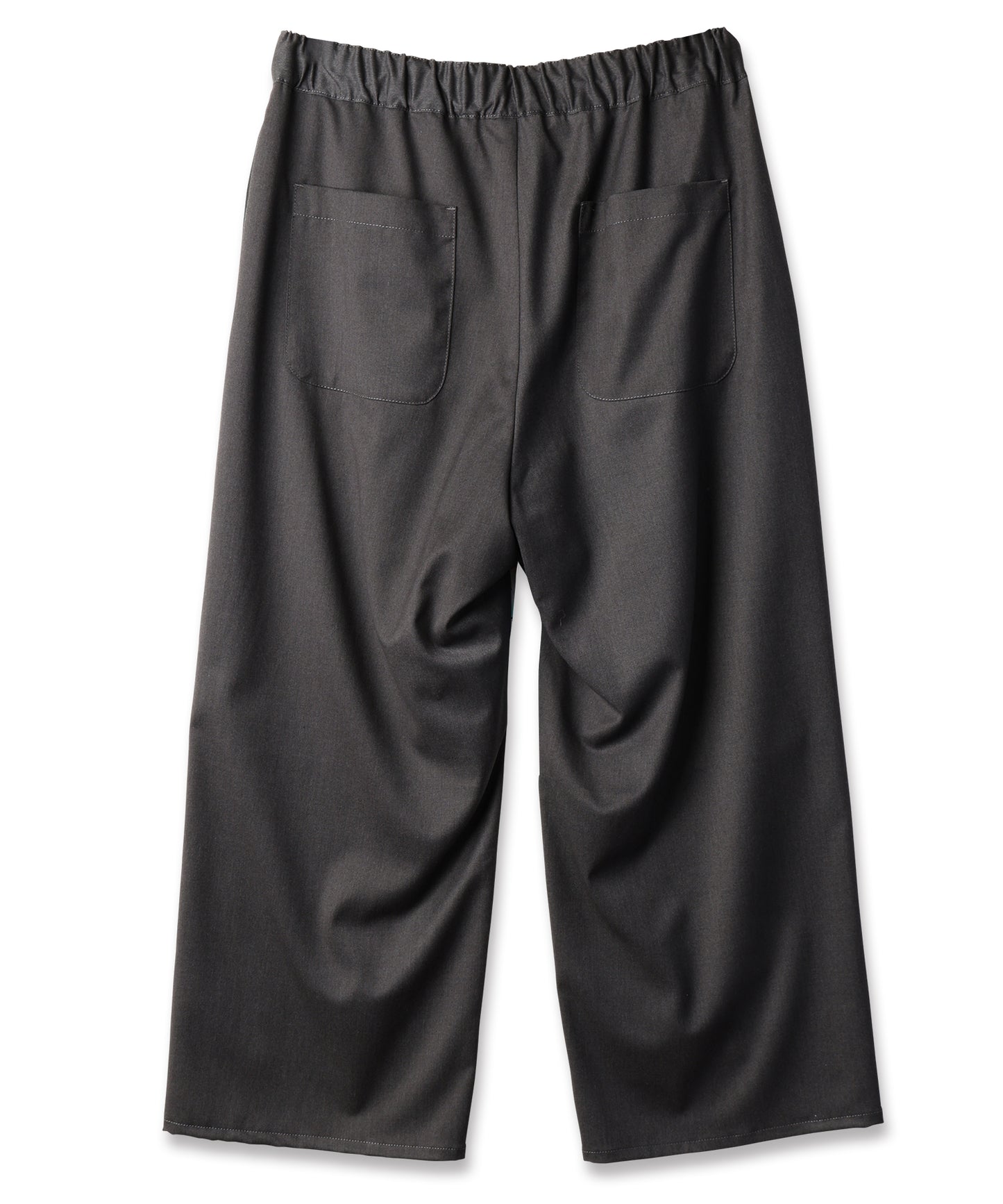 ANLIO × YEAH RIGHT!! Patchwork Wide Easy Pants(Charcoal)